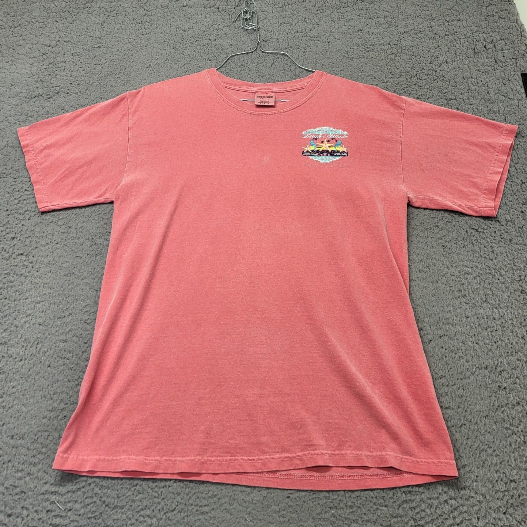 Comfort Colors Comfort Colors Tshirt Womens L Beach Attitude Panama City Beach Florida Beach Love Preppy Casual Short Sleeve Cotton T-Shirt Womens Size L / US 10 / IT 46 - 5 Thumbnail