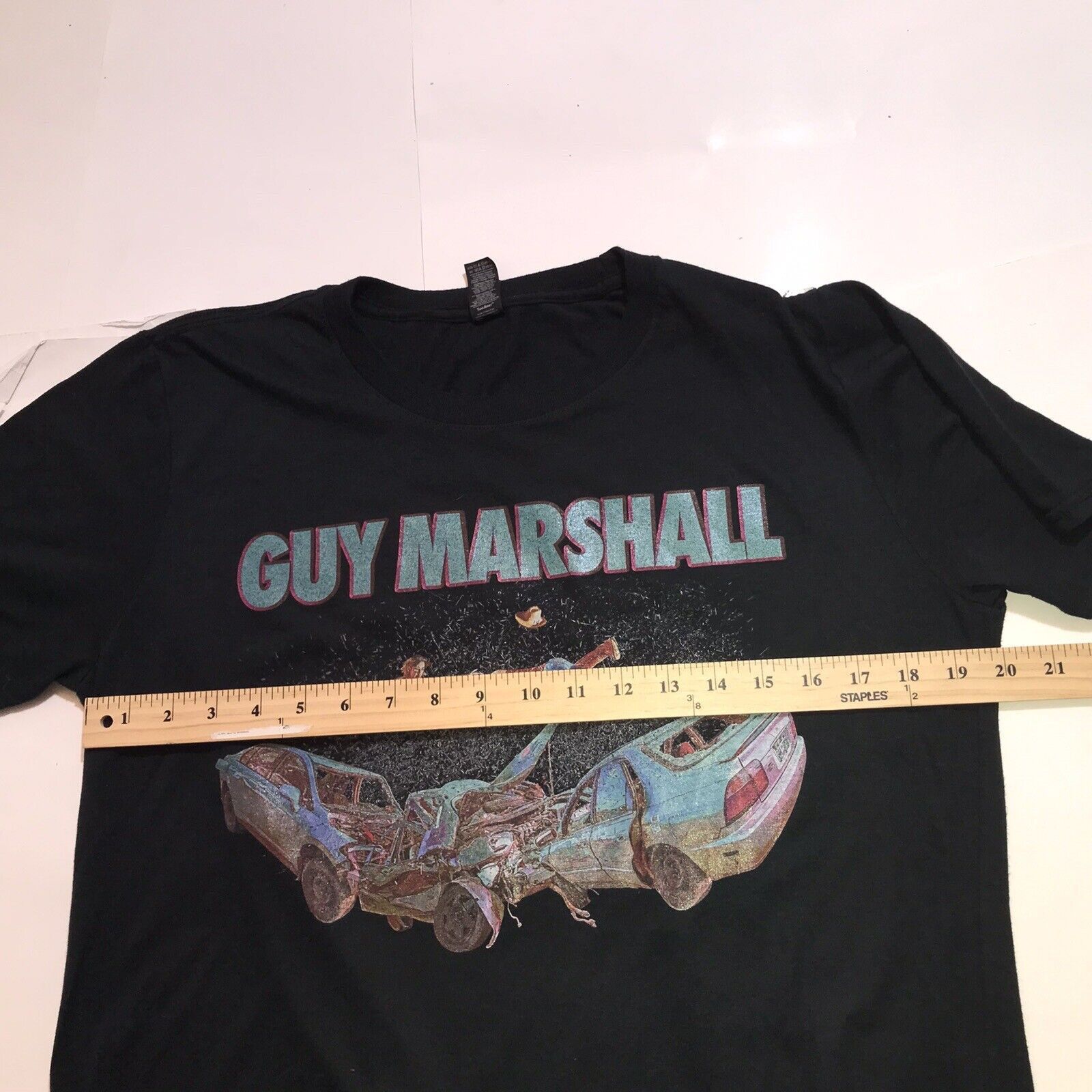 Anvil Anvil T-Shirt Men's L Black Short Sleeved Guy Marshall Logo Size US L / EU 52-54 / 3 - 10 Thumbnail