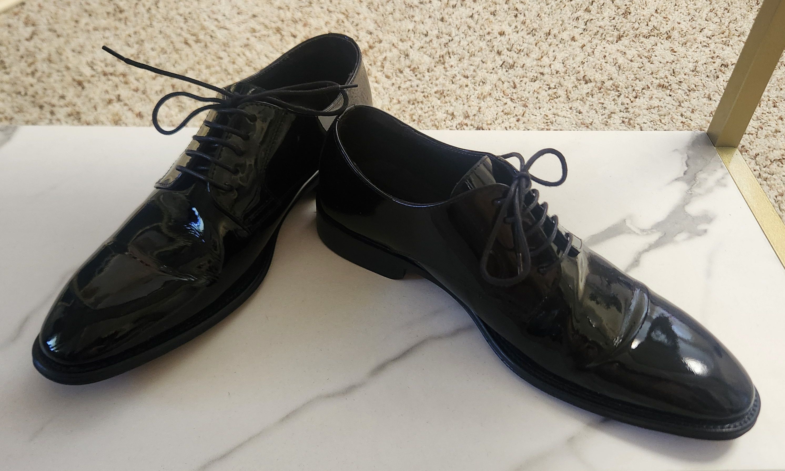 To Boot New York men's formal shoes 8 black patent To Boot Italy Size US 8 / EU 41 - 4 Thumbnail
