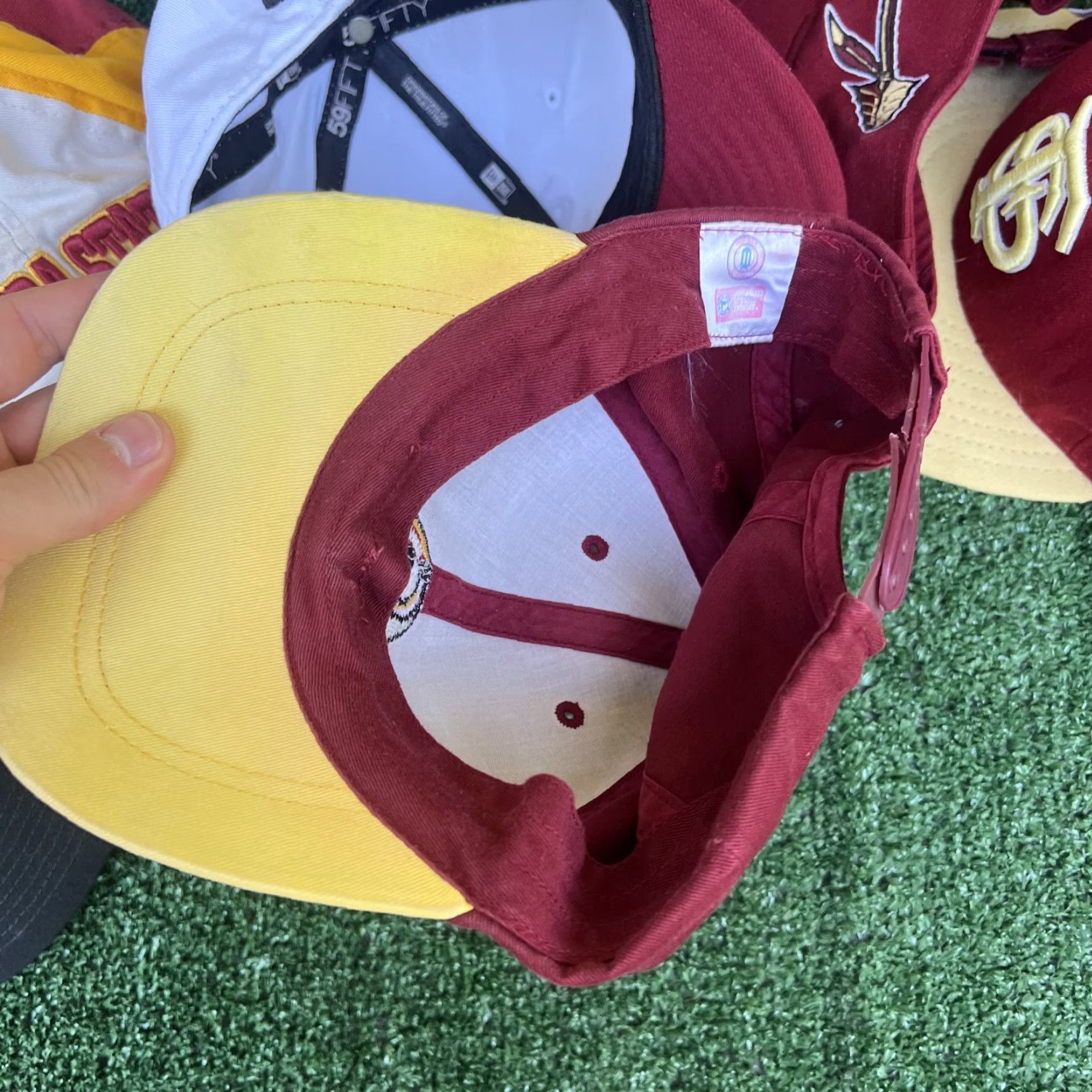 VINTAGE 90s Y2K Florida State Seminoles Hat Lot of 8 Unisex Adults