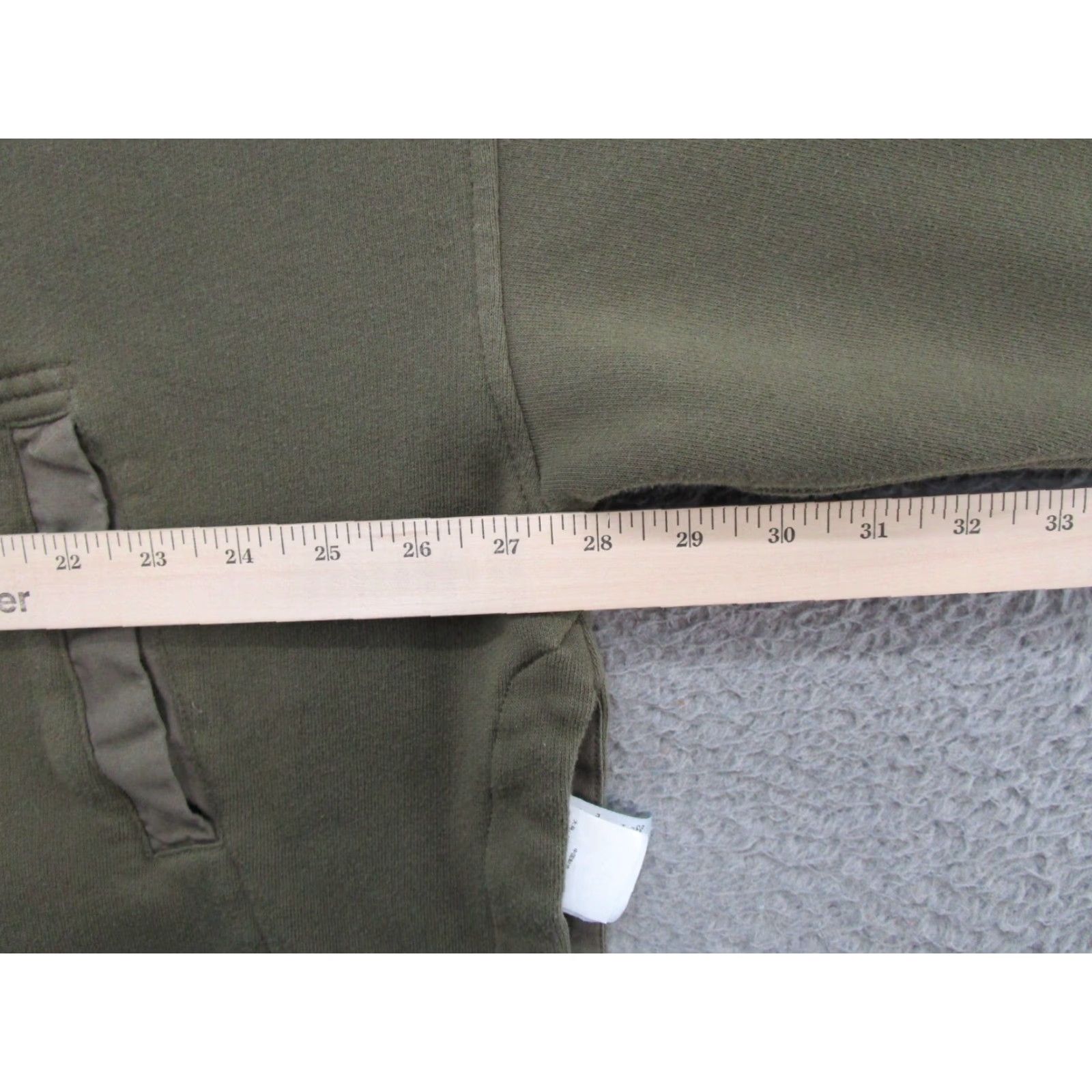 Polo Ralph Lauren Polo Ralph Lauren Women's Hoodie V-Neck Lace Up Oversized XS Green Read Size XS / US 0-2 / IT 36-38 - 6 Thumbnail