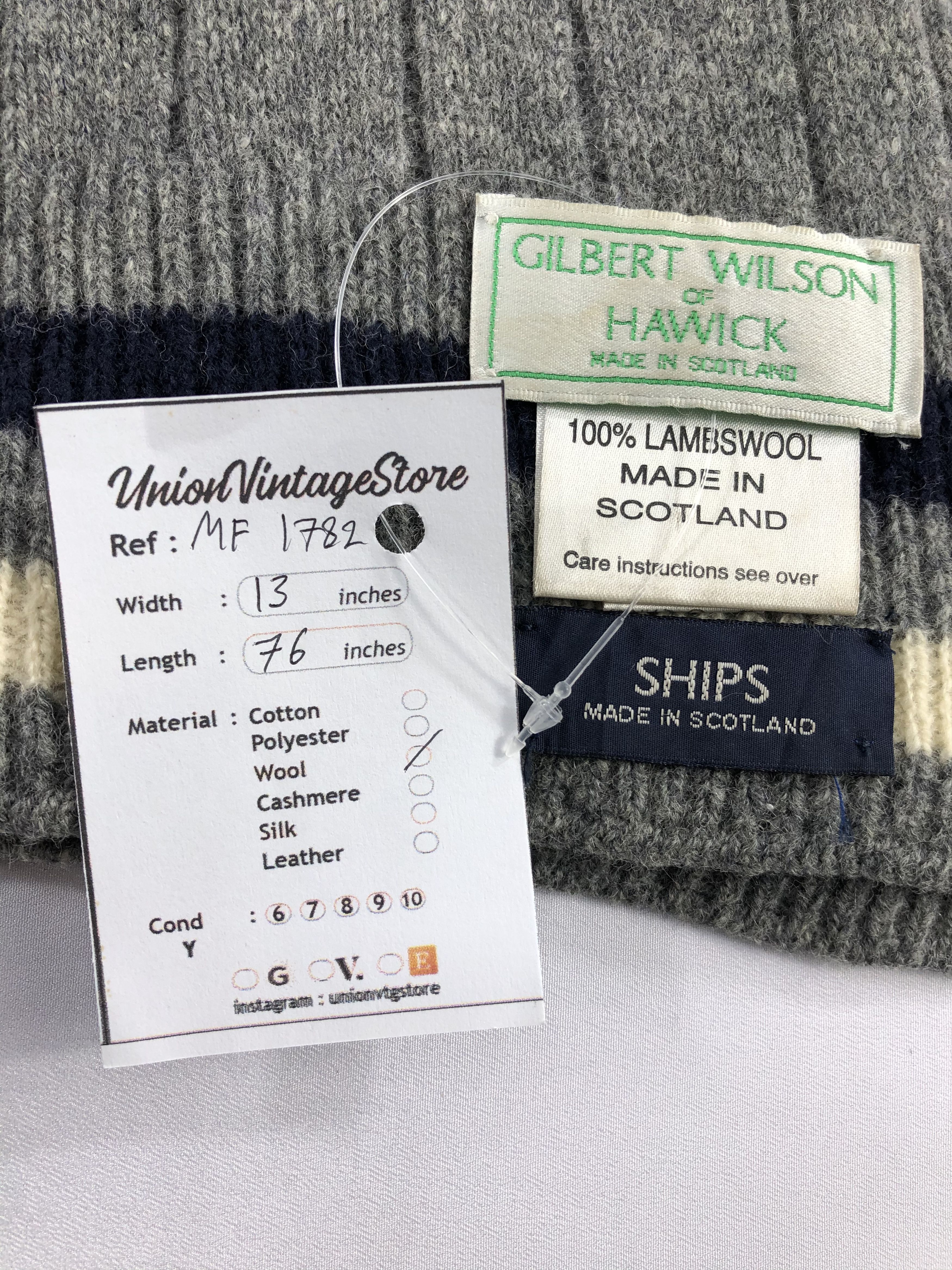 SHIPS Vintage Ships Scarf/Muffler/Neckwear MF1782 Size ONE SIZE - 5 Thumbnail