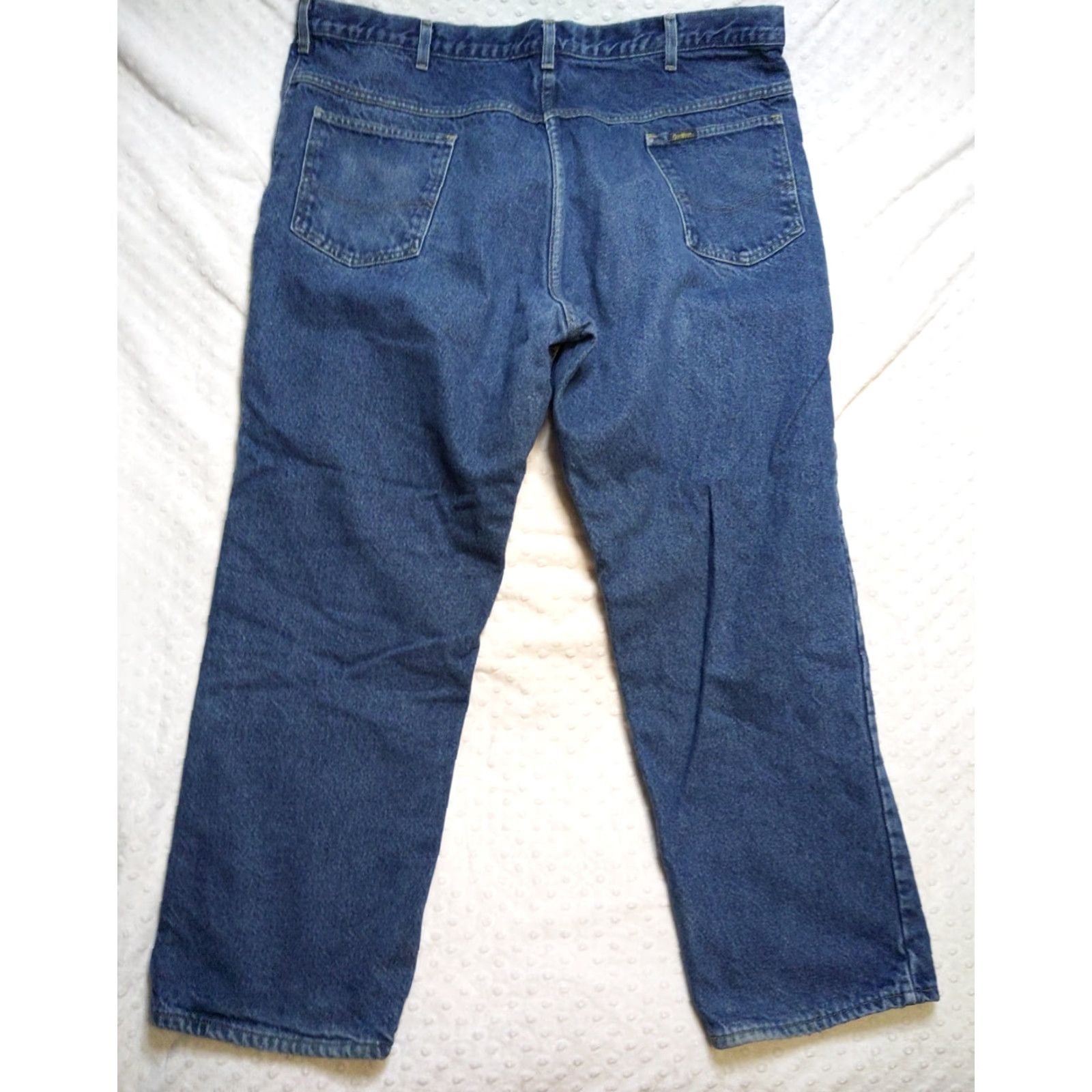 Vintage VINTAGE OshKosh B'gosh Jeans Mens 44x30 Red Flannel Lined Blue Denim Straight Leg 90s Pants Size US 44 / EU 60 - 7 Thumbnail