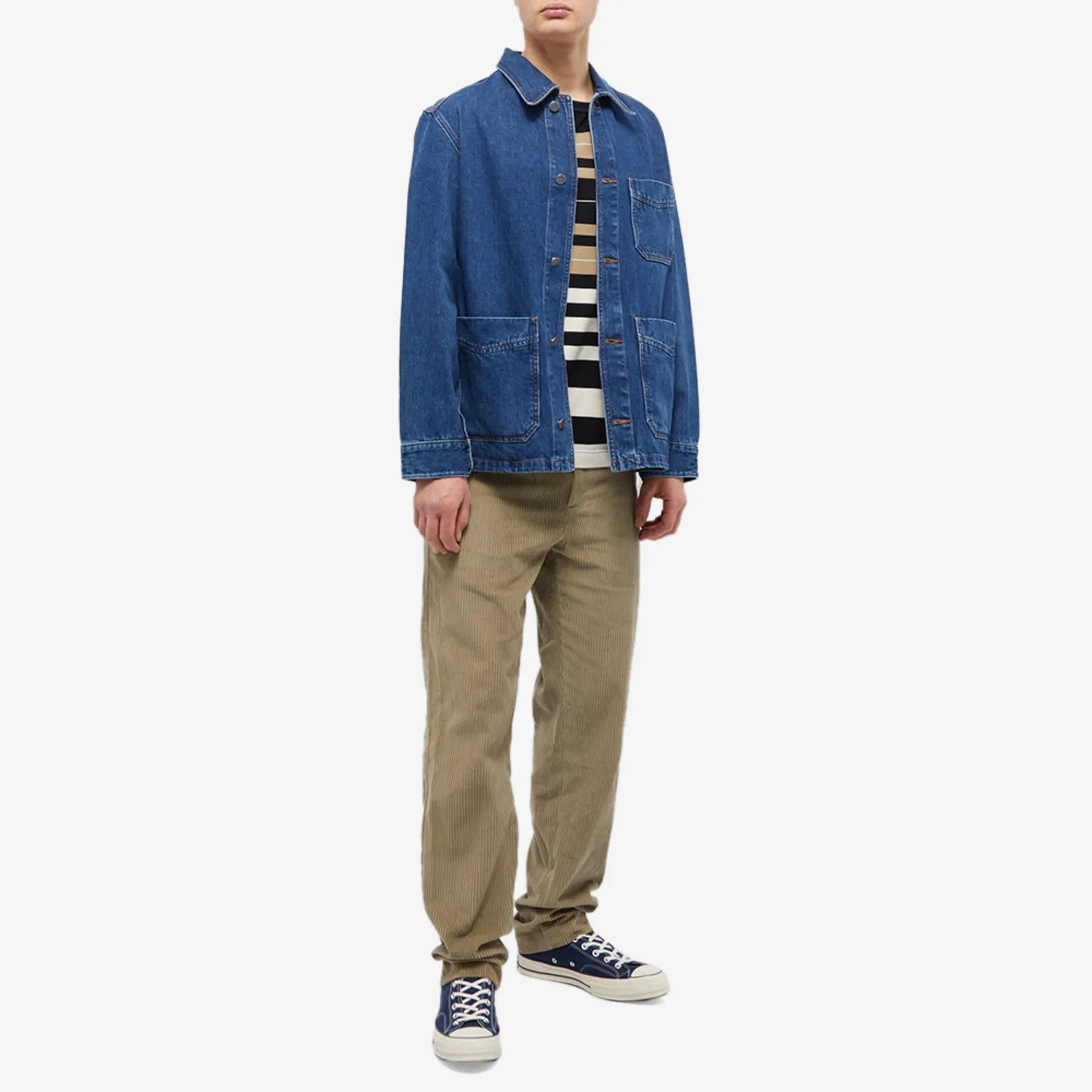 A.P.C. A.P.C. X JANE BIRKIN Men's Nelson Cord Pant in Black Size US 36 / EU 52 - 9 Thumbnail