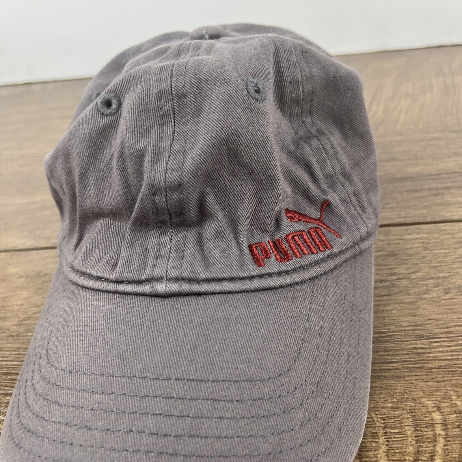 Puma PUMA Gray Hat Puma Gray Hat Adjustable Adult Size Hat Cap Size ONE SIZE - 5 Thumbnail