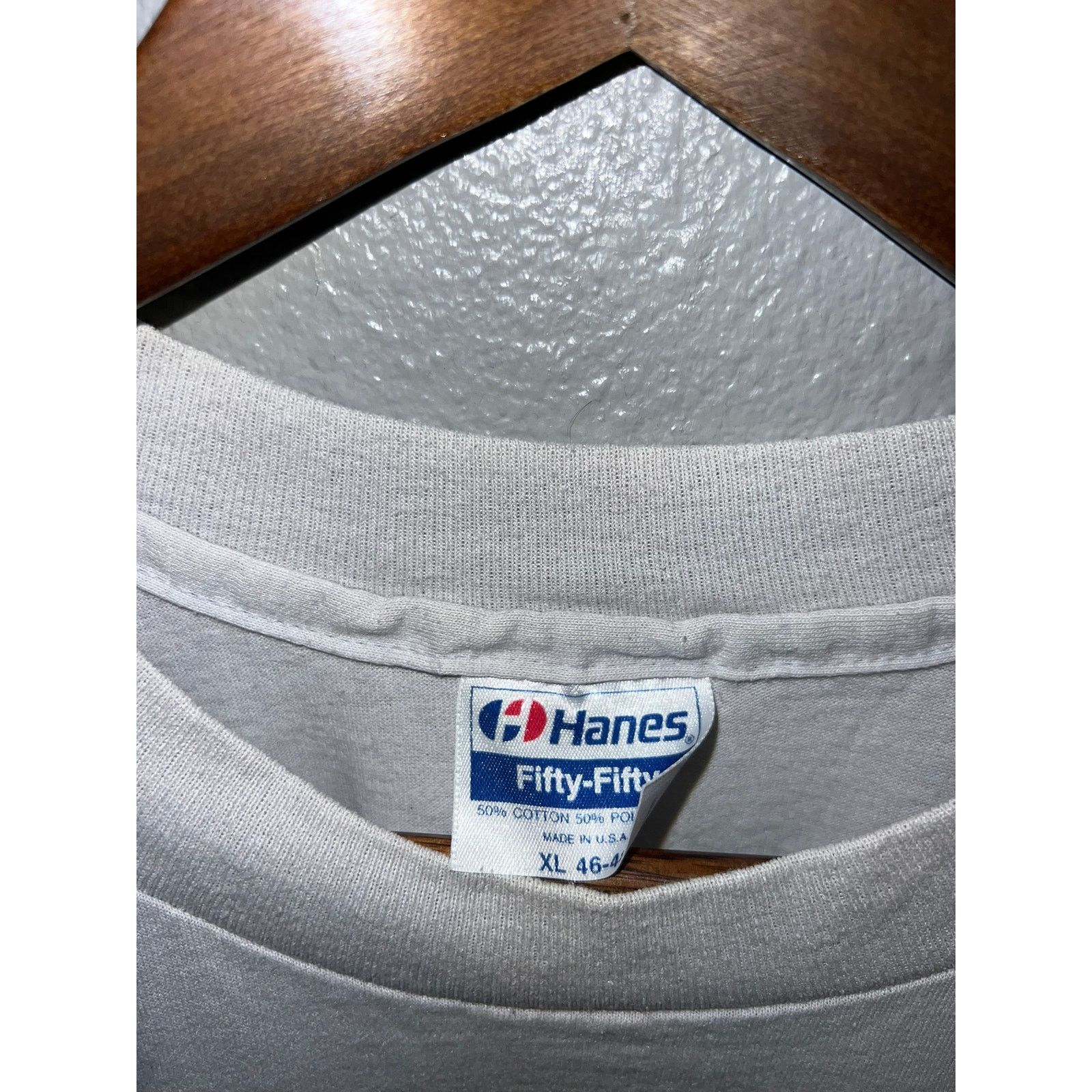 Hanes Vintage US Army Shirt Spearhead Of Logistics Gray 80s XL Size US XL / EU 56 / 4 - 5 Thumbnail