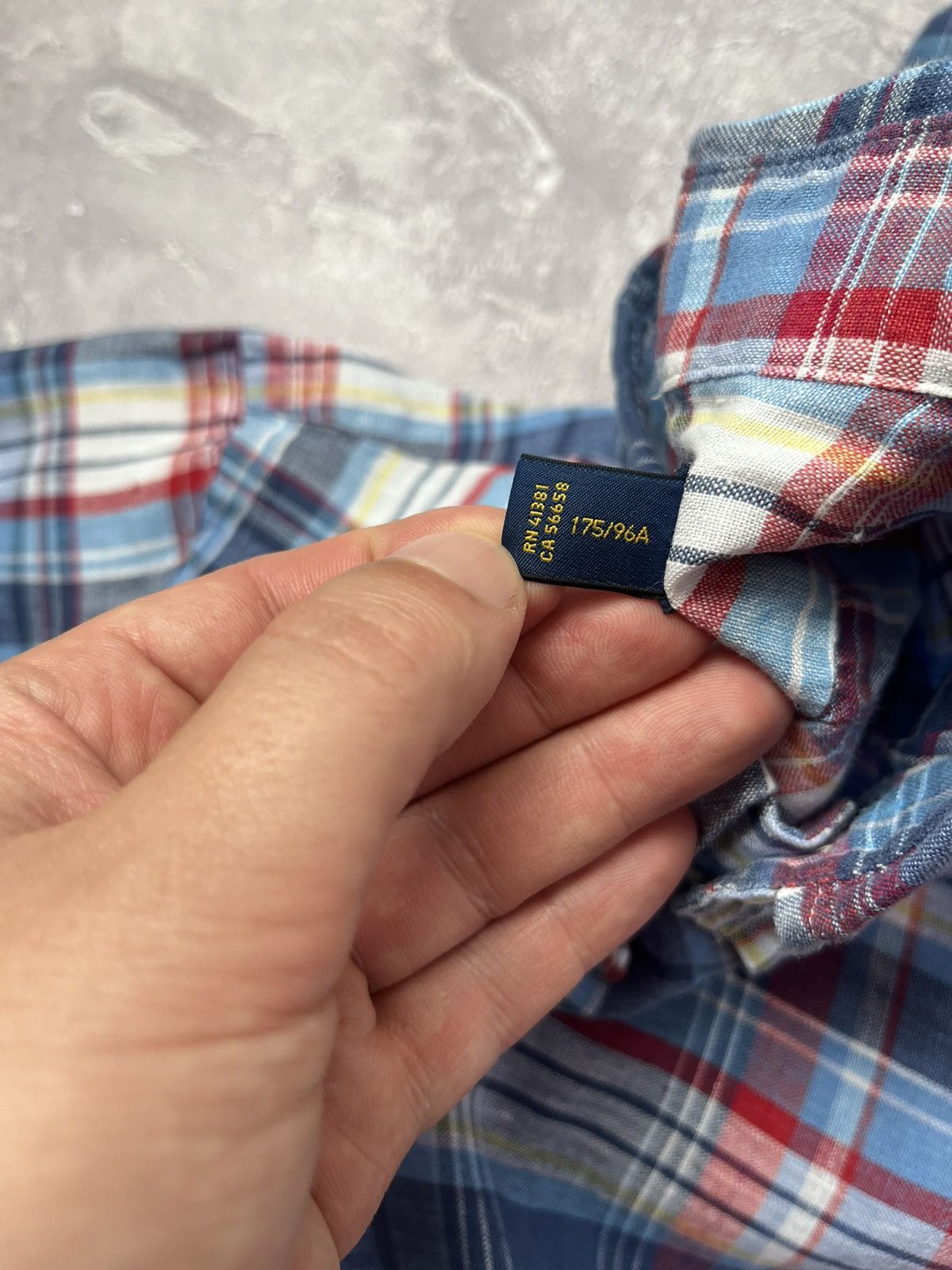 Polo Ralph Lauren Polo Ralph Lauren Checked Short Sleeve Shirt Button Linen Size US M / EU 48-50 / 2 - 8 Thumbnail