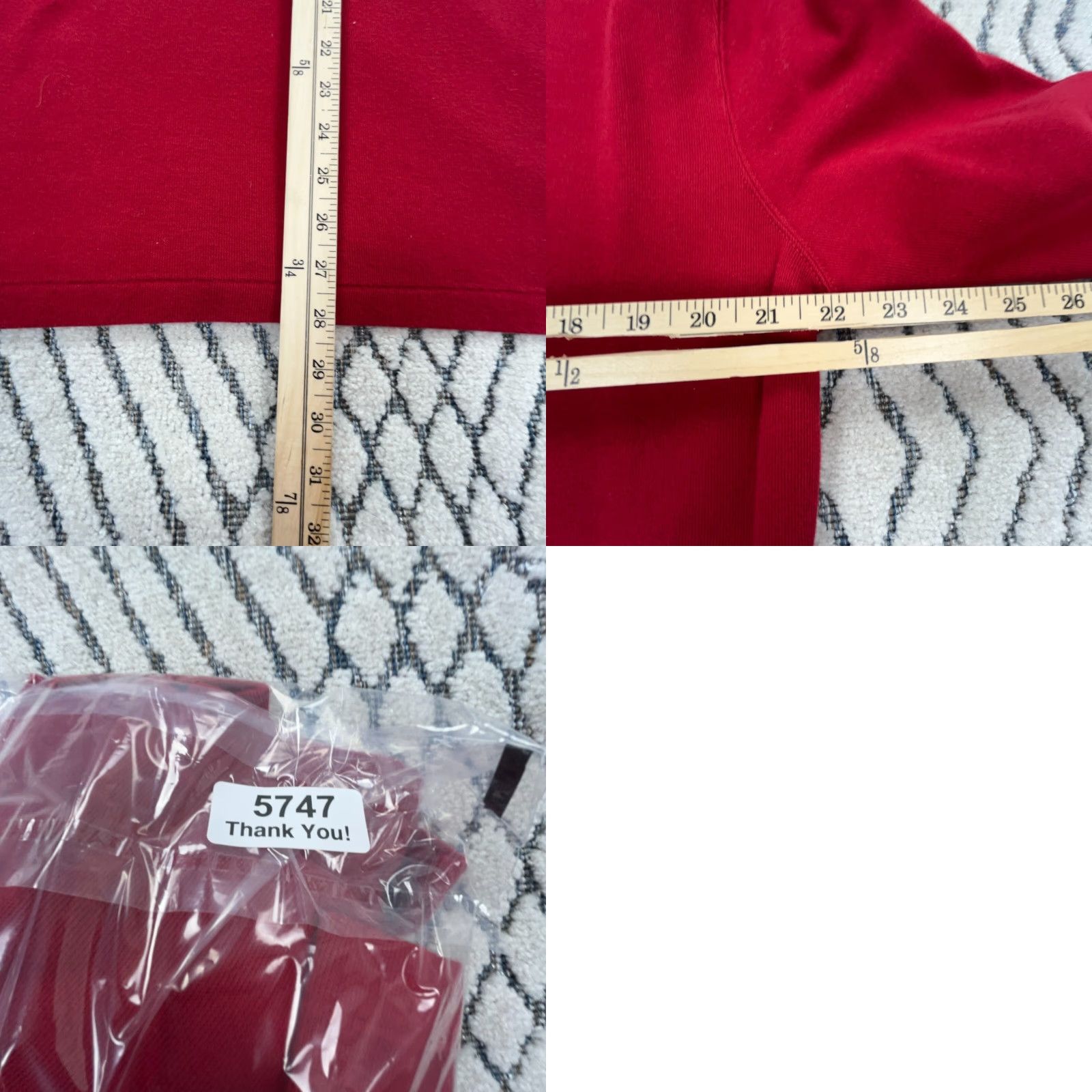 Polo Ralph Lauren Polo Ralph Lauren Sweater Men Large Red Knit Sweatshirt 1/4 Zip Mock Neck Embroidered Logo Zipper Size US L / EU 52-54 / 3 - 8 Thumbnail