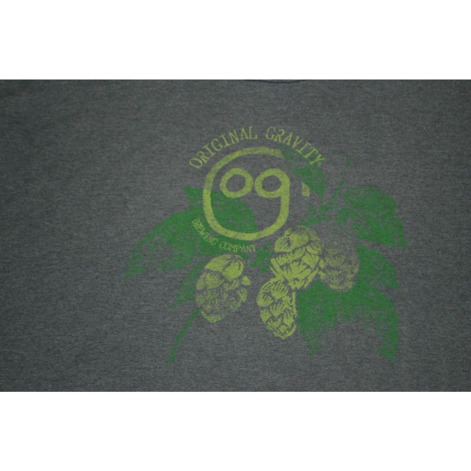 Gildan VINTAGE Original Gravity Brewing Company Milan MI T Shirt XL Hops Logo Craft Beer Gray Short Sleeve Gildan Graphic Tee Mens Size US XL / EU 56 / 4 - 2 Thumbnail