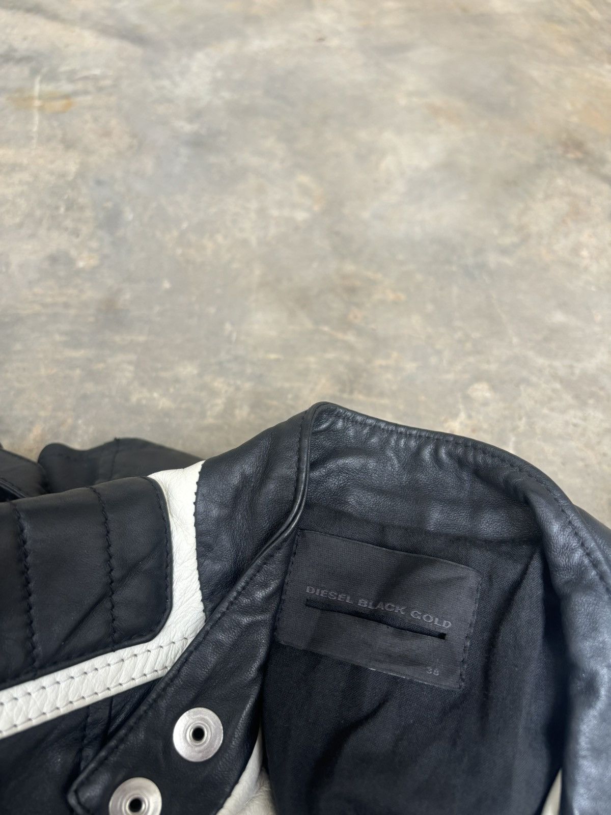 Diesel Black Gold Diesel Black Gold Multi Zipper Leather Jacket Size XS / US 0-2 / IT 36-38 - 9 Thumbnail