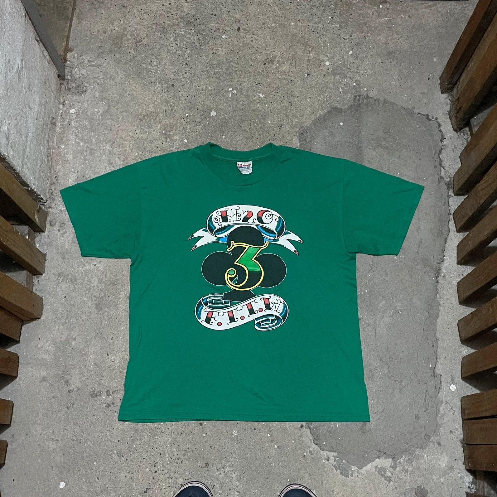 Vintage Vintage 90s NYHC Hardcore Punk Band H2O Size US L / EU 52-54 / 3 - 1 Thumbnail