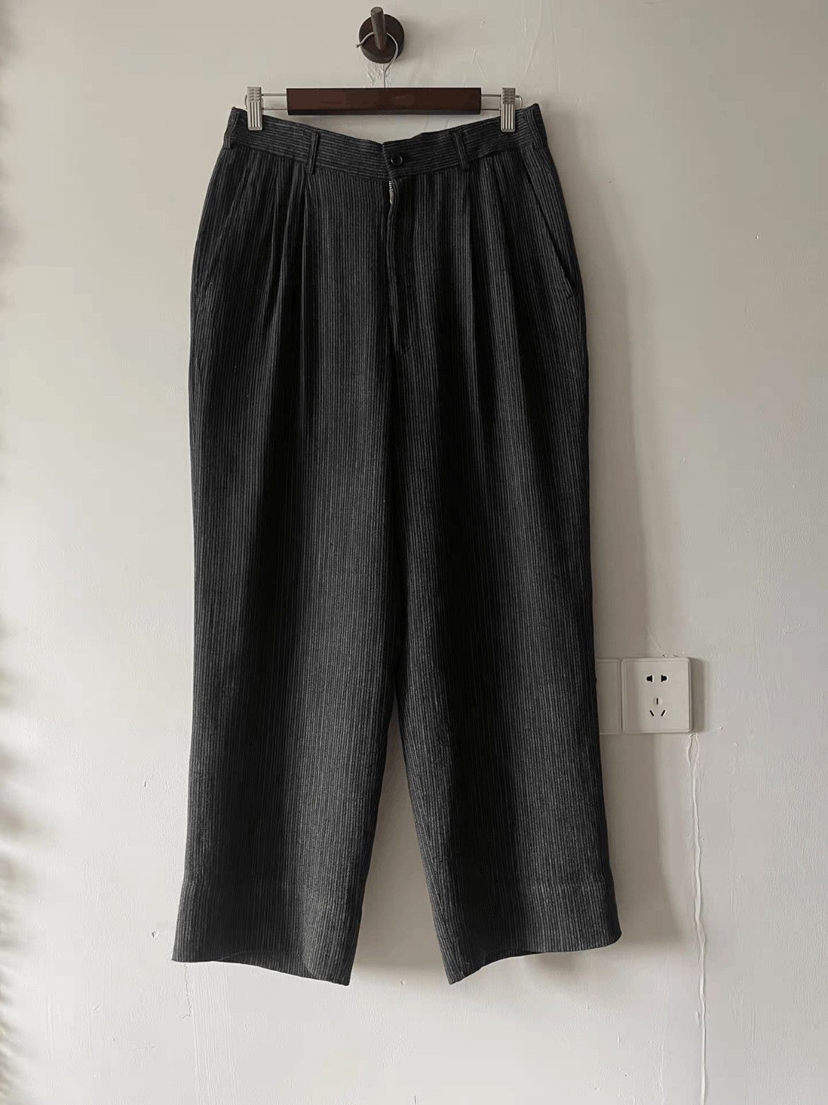 Comme des Garcons Homme Plus Sz M Comme Des Garcons Homme Plus 90S Stripe Trousers-2508 Size US 30 / EU 46 - 1 Thumbnail