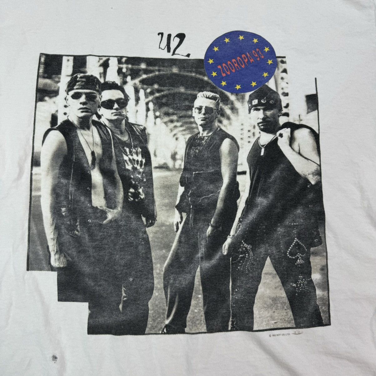Band Tees × Vintage Vintage U2 Zooropa 1993 Europe Tour Single Stitch XL 90s Size US XL / EU 56 / 4 - 14 Thumbnail
