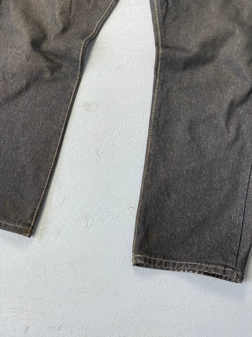 Japanese Brand Avantgarde Baggy Faces Mask Denim Jeans Opium Style Size US 32 / EU 48 - 6 Thumbnail