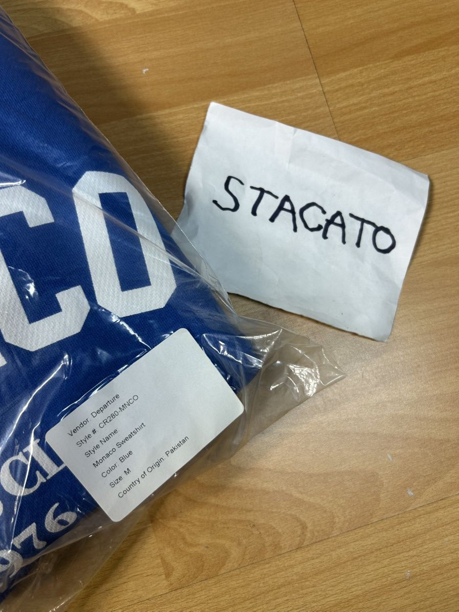 Other × Vintage Departure Monaco Crewneck Blue Medium Size US M / EU 48-50 / 2 - 6 Thumbnail