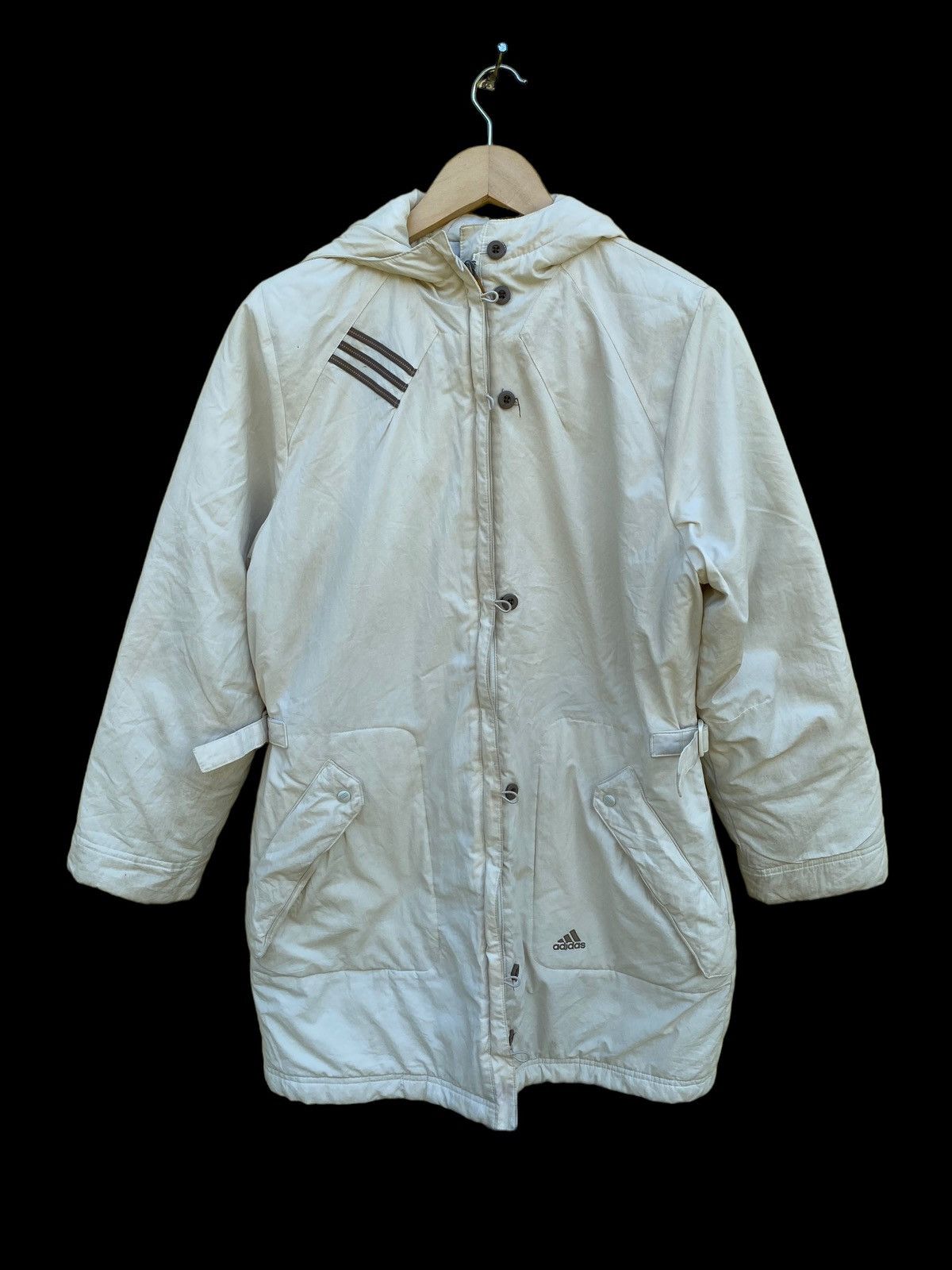 Adidas × Vintage Vintage Y2k Adidas long jacket hoodie Size M / US 6-8 / IT 42-44 - 3 Thumbnail