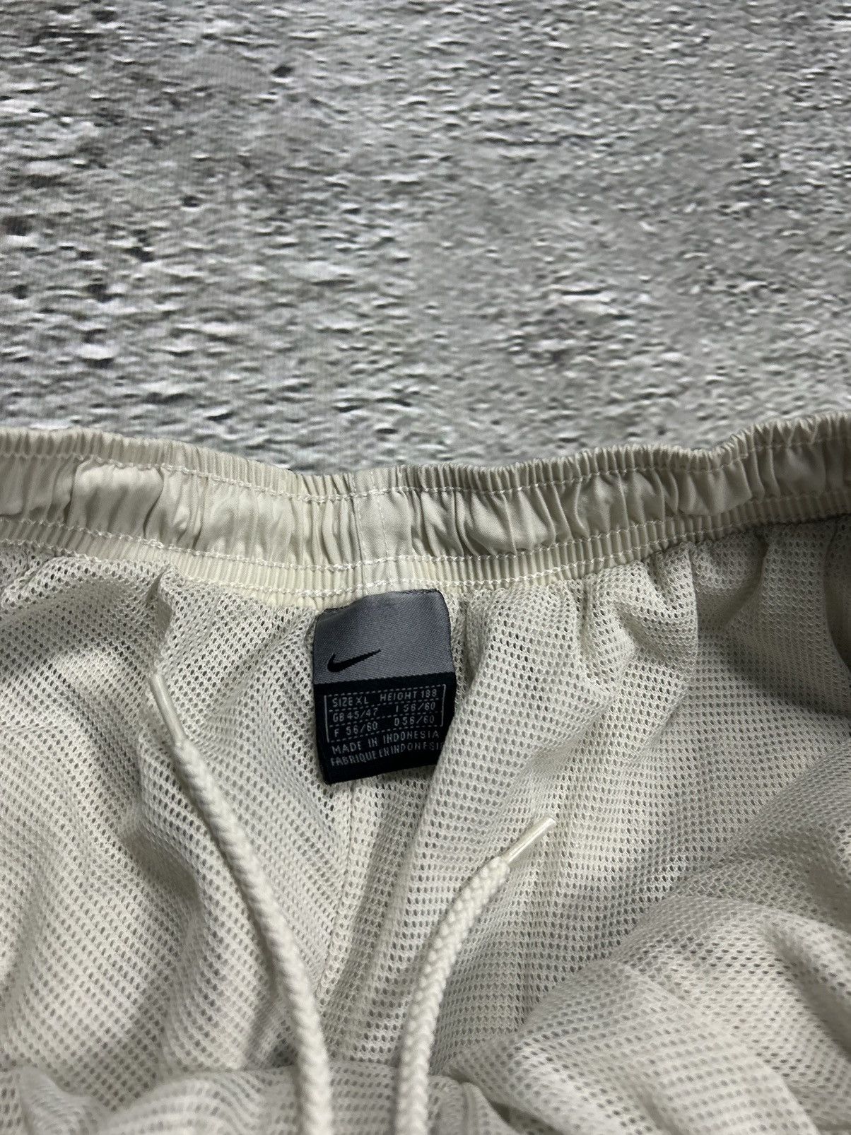 Nike × Vintage Nike track suit vintage white nylon pants jacket drill Y2K Size US XL / EU 56 / 4 - 8 Thumbnail