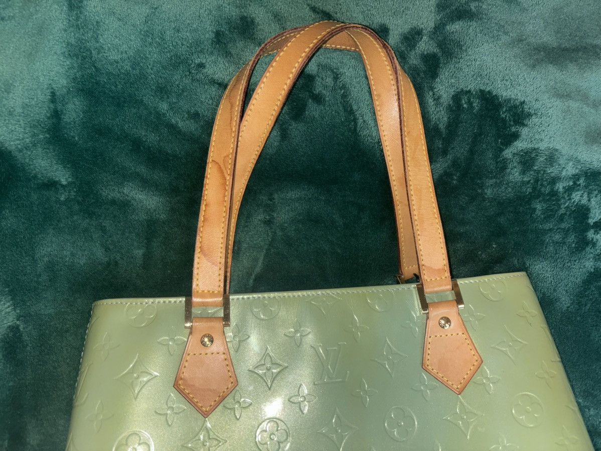 Louis Vuitton Louis Vuitton Green Monogram Vernis Houston Hand Bag Size ONE SIZE - 3 Thumbnail