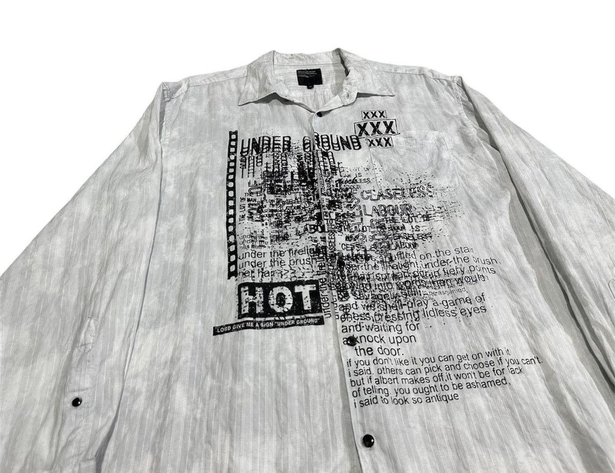 Hysteric Glamour × Japanese Brand × Seditionaries 🔥Sick Y2K Splendid Satisfaction Poem Shirt XXX Goth Punk Size US XXL / EU 58 / 5 - 3 Thumbnail