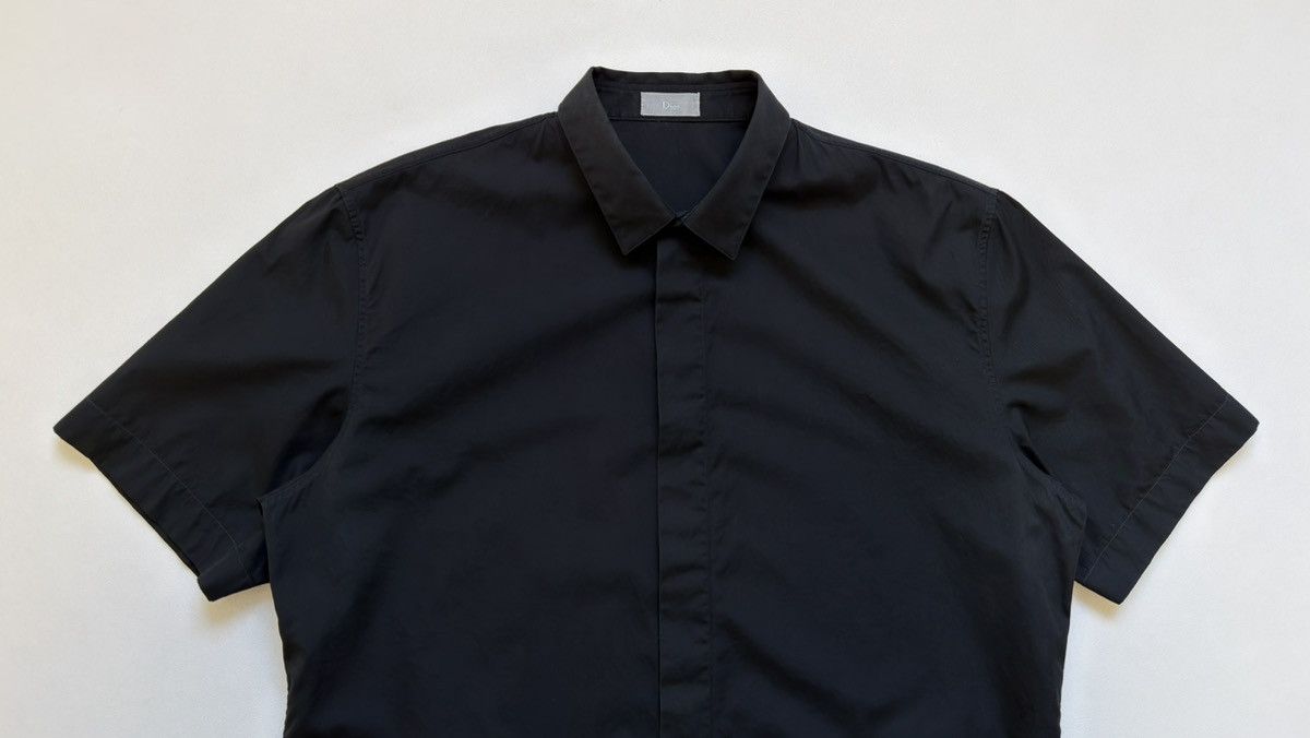 Dior Black Short Sleeve ‘Bee’ Embroidered Shirt Size US L / EU 52-54 / 3 - 3 Thumbnail