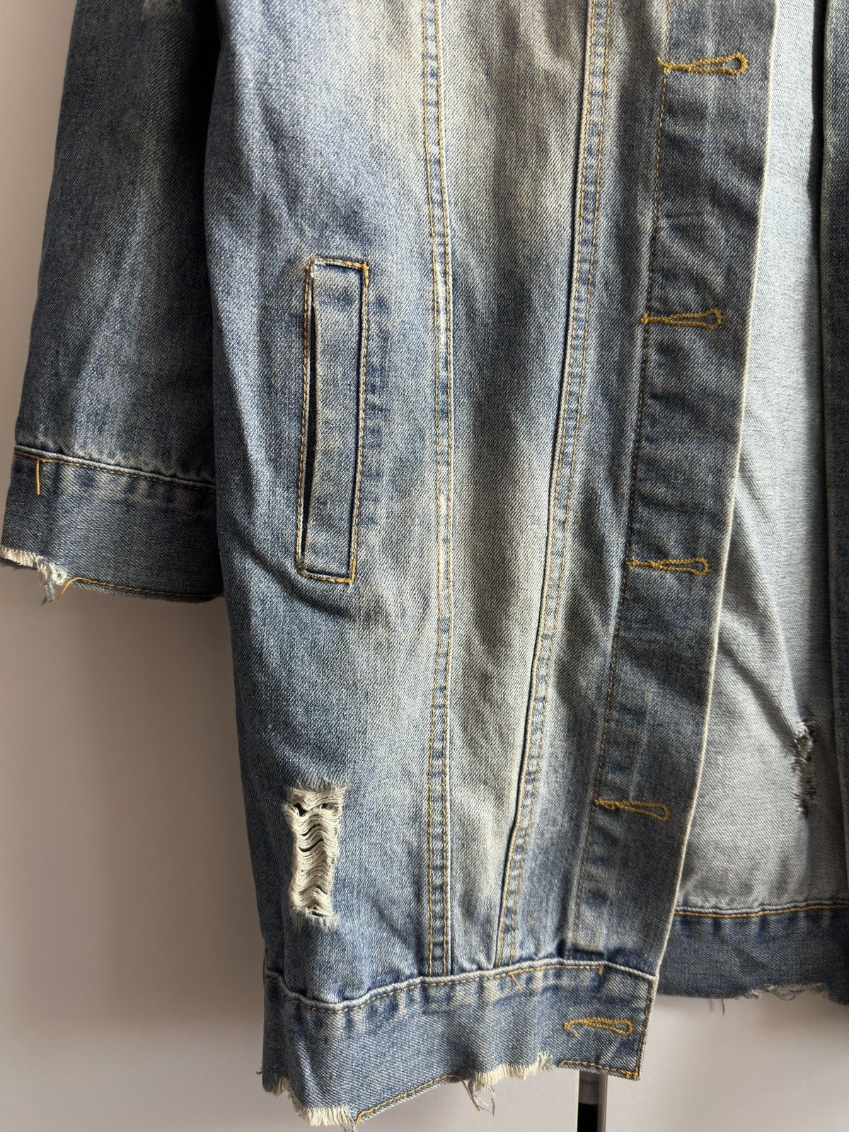 Other handmade denim jacket handicraft Y2k Size S / US 4 / IT 40 - 4 Thumbnail