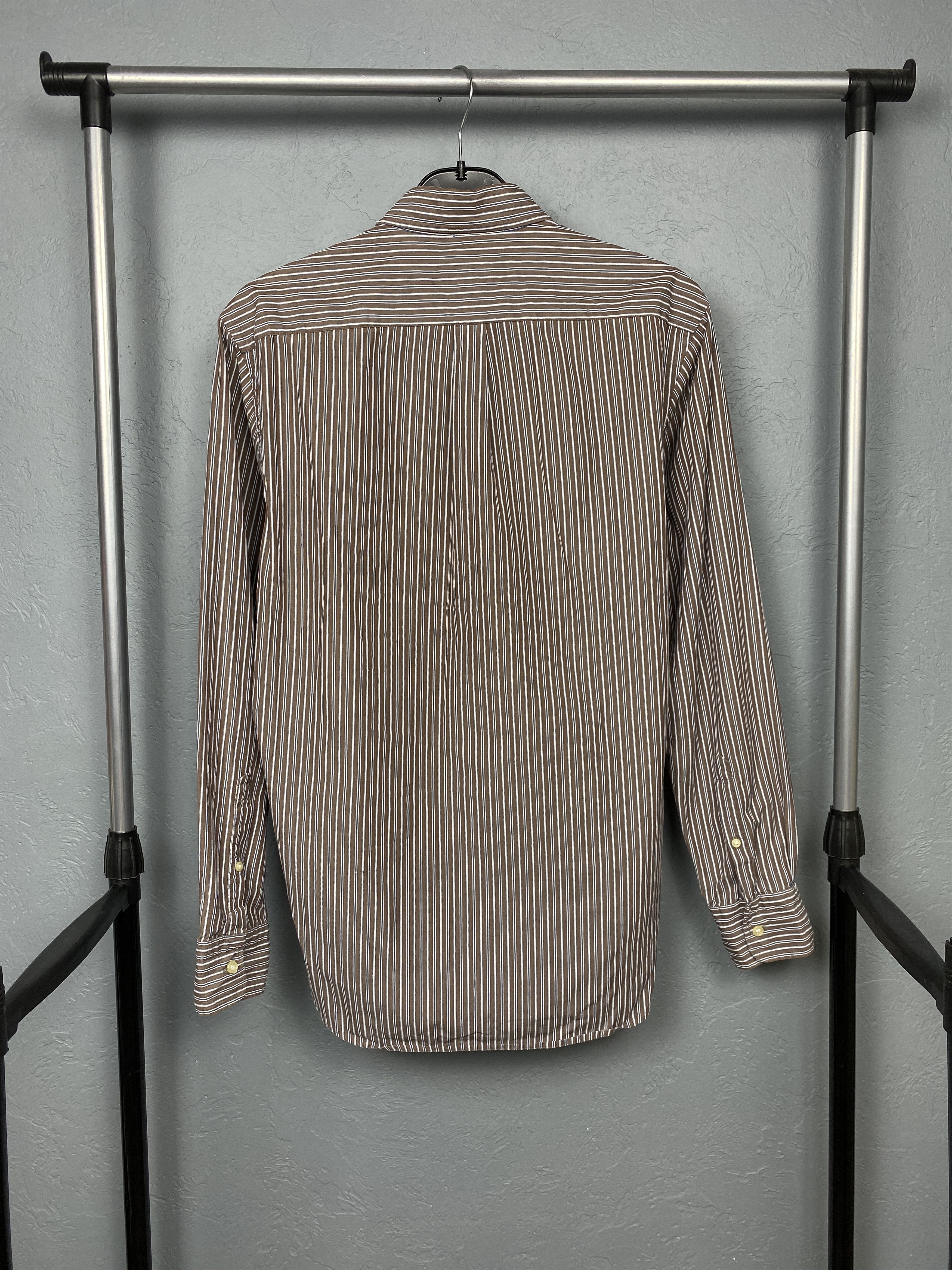 Boggi Boggi Vintage Mens Long Sleeve Striped Shirt Size US M / EU 48-50 / 2 - 6 Thumbnail