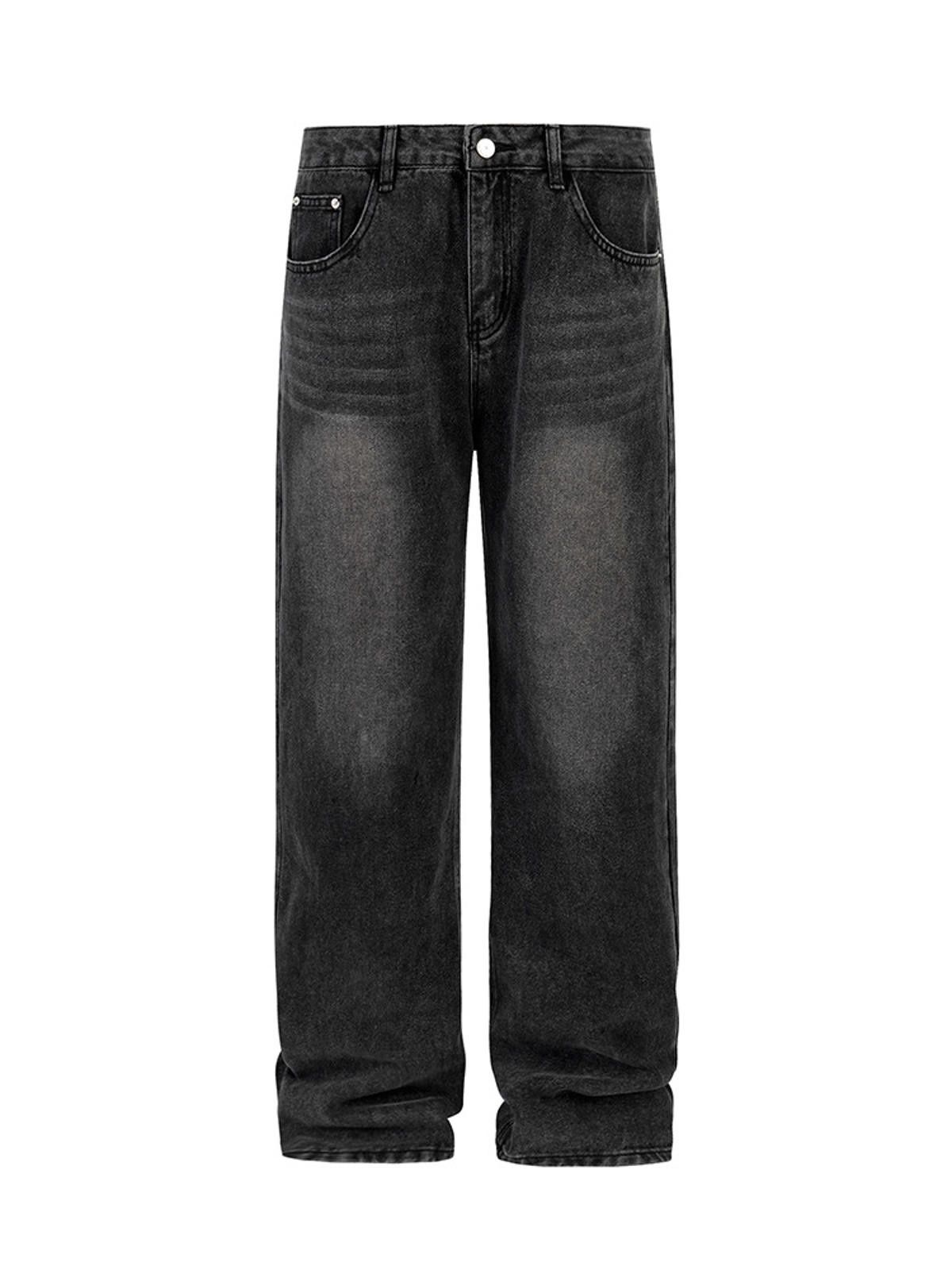 Jean × Vintage Stylish High-Waisted Black Denim Jeans Size US 32 / EU 48 - 6 Thumbnail