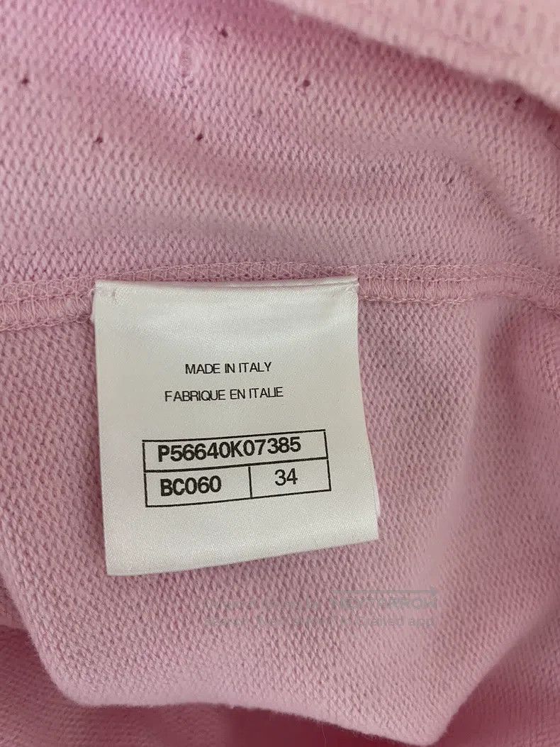 Chanel Chanel Pink knitted short sleeves Size XXS / US 00 / IT 34 - 6 Thumbnail