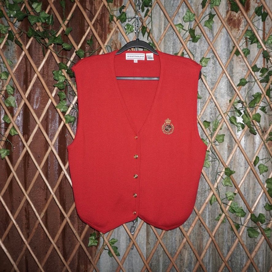 Vintage Large - Vintage Y2K westbound embroider 1990s knit sweater Size US L / EU 52-54 / 3 - 1 Thumbnail