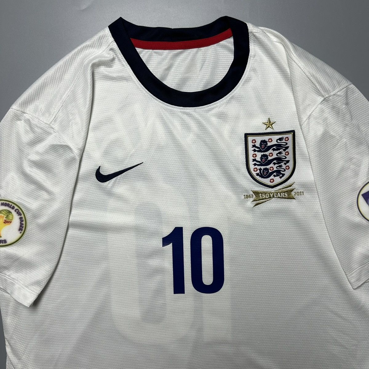Nike ENGLAND NIKE 2013 WORLD CUP QUALIFIERS JERSEY #10 ROONEY Size US XL / EU 56 / 4 - 4 Thumbnail