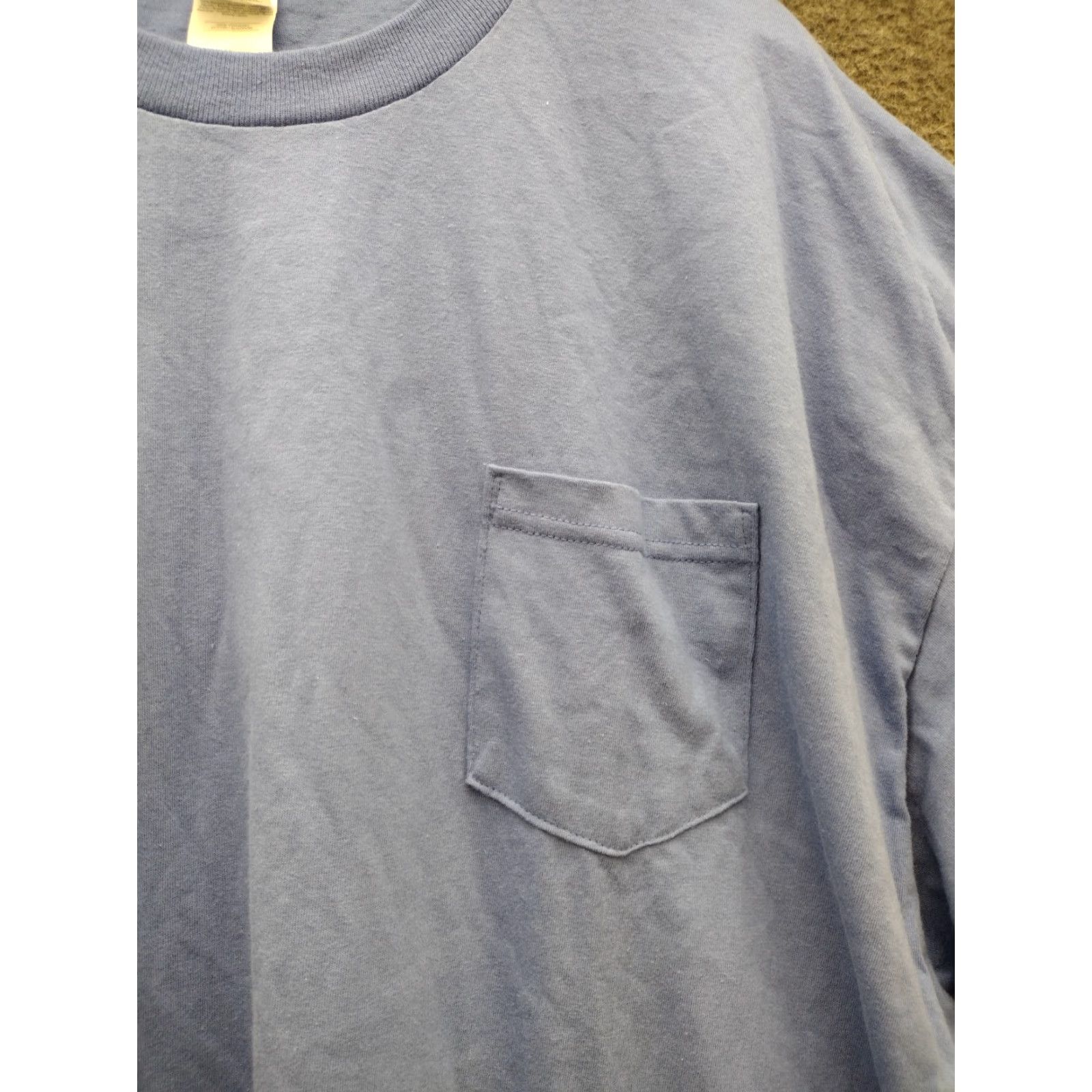 Gildan Gildan T-Shirt Unisex Adult 3XL Short Sleeve Blue Tee Shirt T-Shirt Combed Ring Spun Jersey Crew Neck Size US XXL / EU 58 / 5 - 7 Thumbnail
