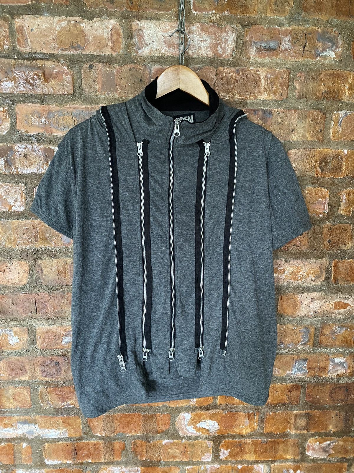 PPFM AW2005🔥Punk 2 piece combine transform hoodie + shirt zipper Size US M / EU 48-50 / 2 - 8 Thumbnail
