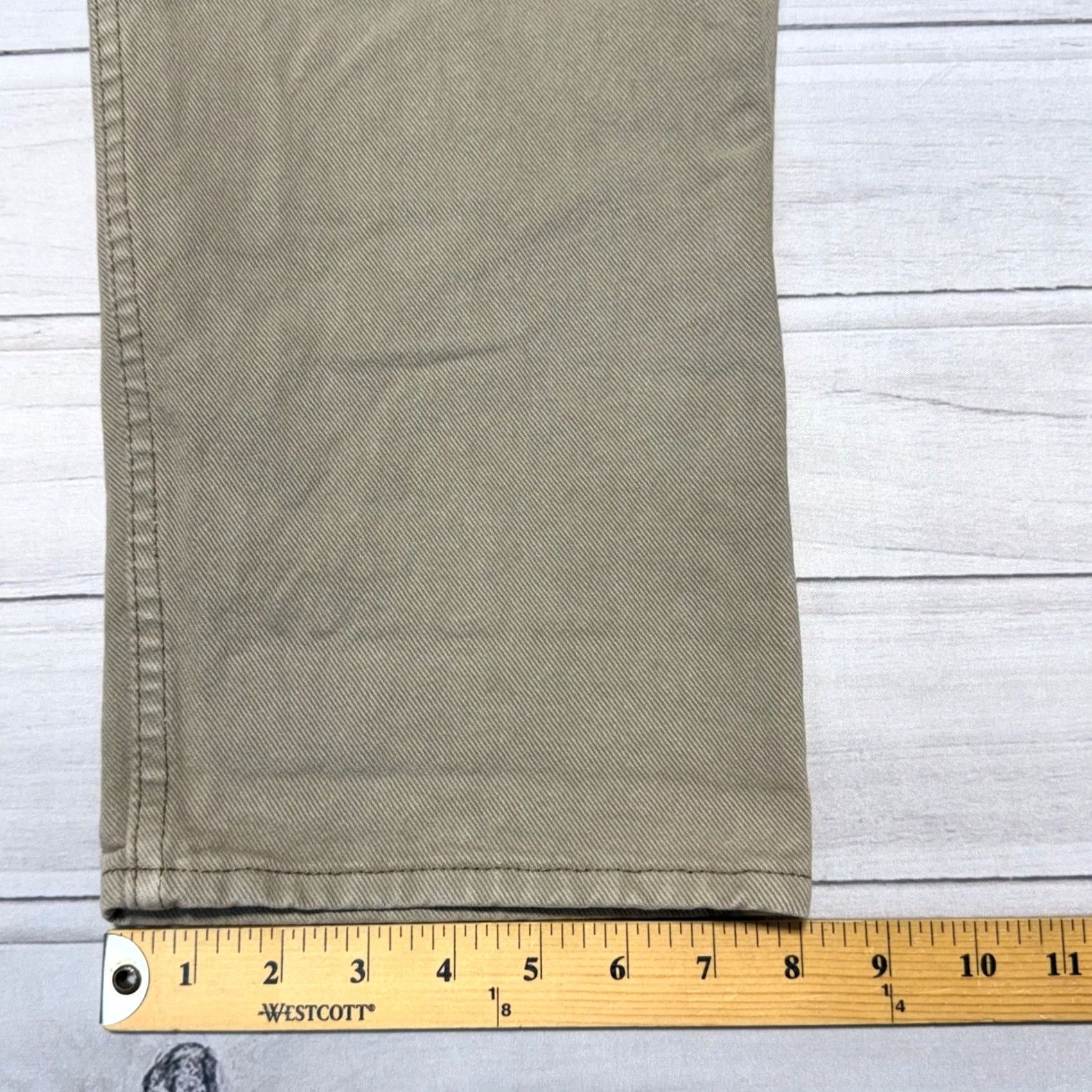 Levi's Levi's 555 Relaxed Fit Straight Leg Jeans Mens 36x34 Khaki Tan Vintage USA Made Size US 36 / EU 52 - 6 Thumbnail
