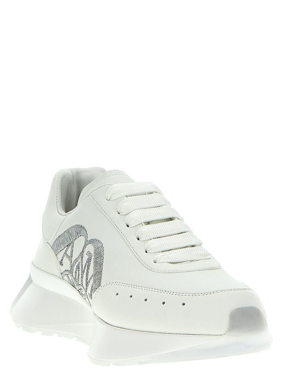 Alexander McQueen o1w1db10925 Sprint Runner in White Size US 4.5 / IT 34.5 - 2 Thumbnail