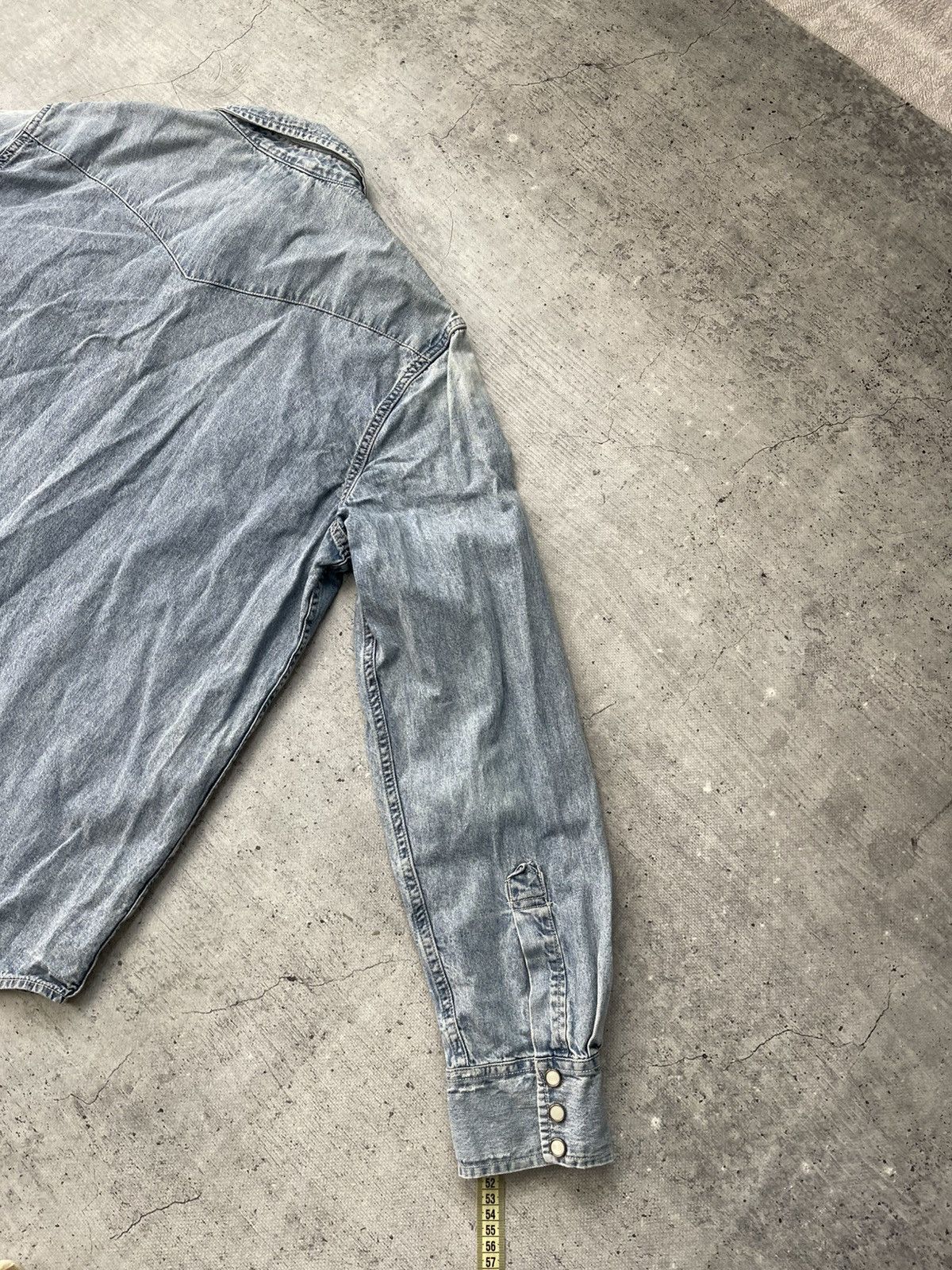 Denim & Supply Ralph Lauren Vintage Denim Supply by Ralph Lauren Distressed Jeans Shirt Size US XL / EU 56 / 4 - 16 Thumbnail