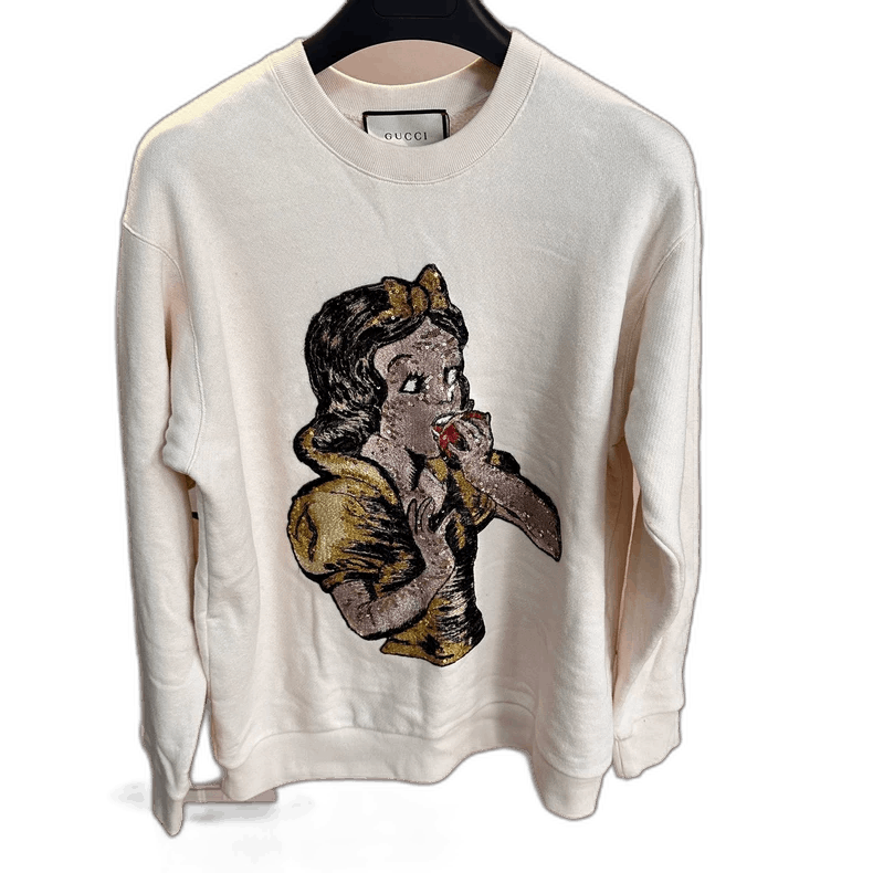 Gucci Gucci Disney Snow White Sequin Sweatshirt-2505 Size M / US 6-8 / IT 42-44 - 1 Thumbnail