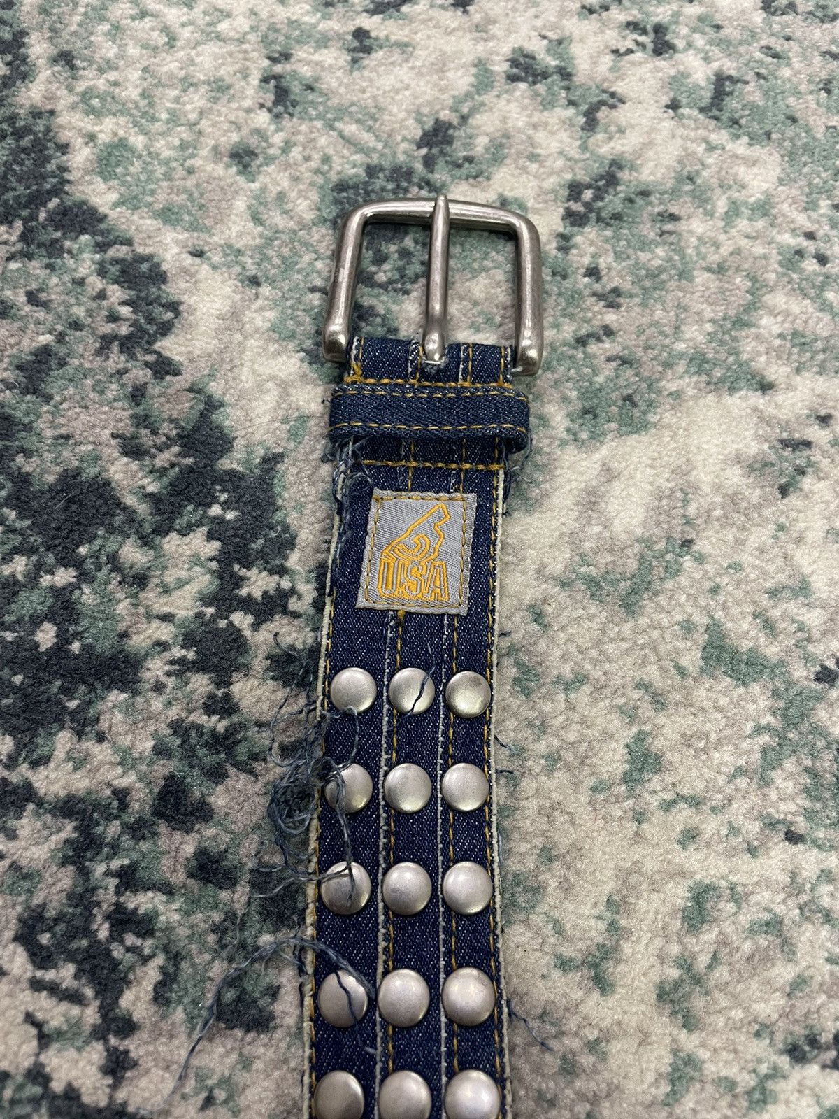 Hysteric Glamour Bad Boy Denime Studded Belt Size ONE SIZE - 5 Thumbnail