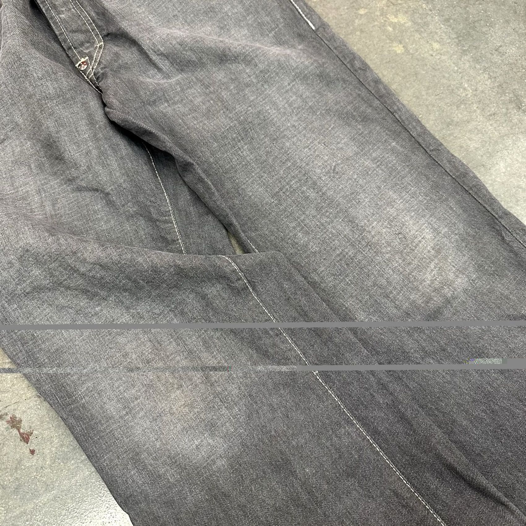 Hugo Boss Hugo Boss Jeans Men's 38 W 32 L Straight Leg Button Fly Denim Gray Grunge Size US 38 / EU 54 - 6 Thumbnail