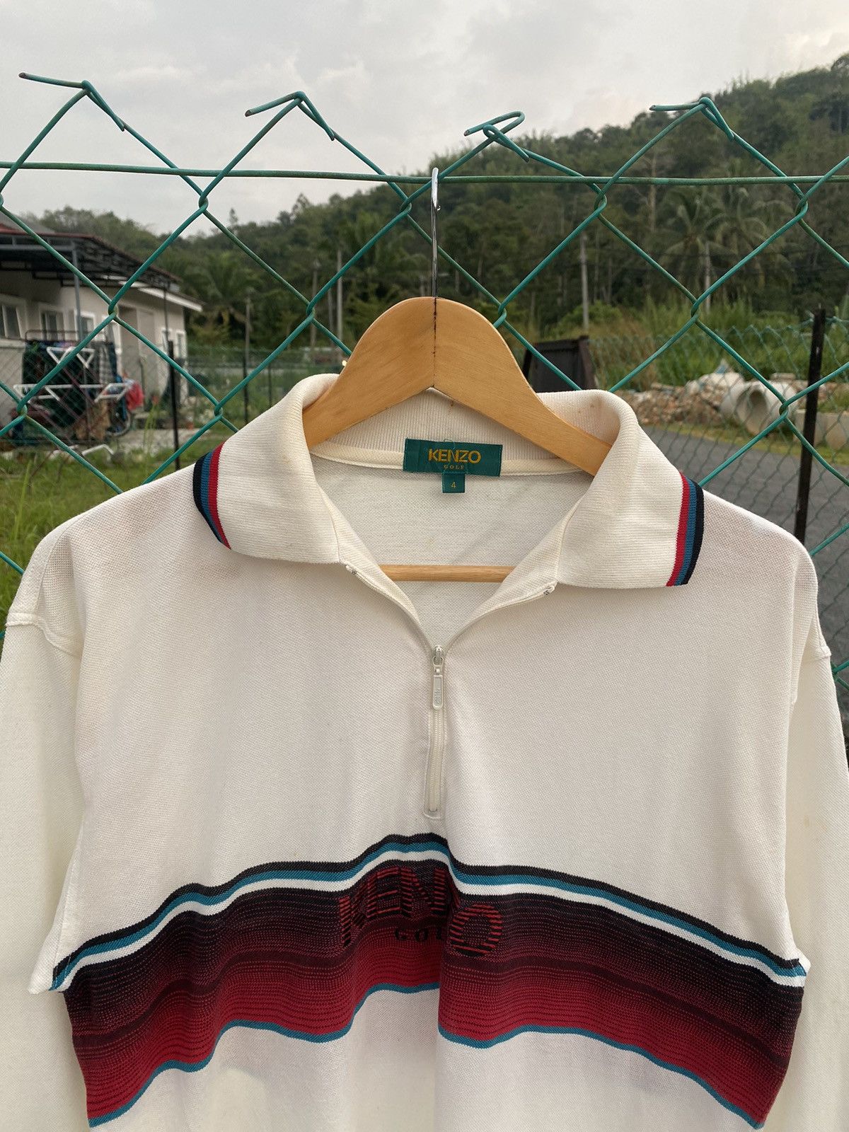 Kenzo Vintage Kenzo golf striped long sleeve Size US L / EU 52-54 / 3 - 3 Thumbnail