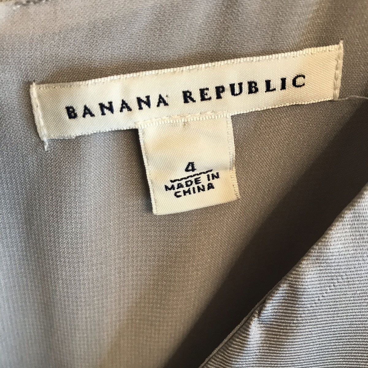 Banana Republic Silver Banana Republic Faux Wrap Dress sz 4 Size S / US 4 / IT 40 - 7 Thumbnail