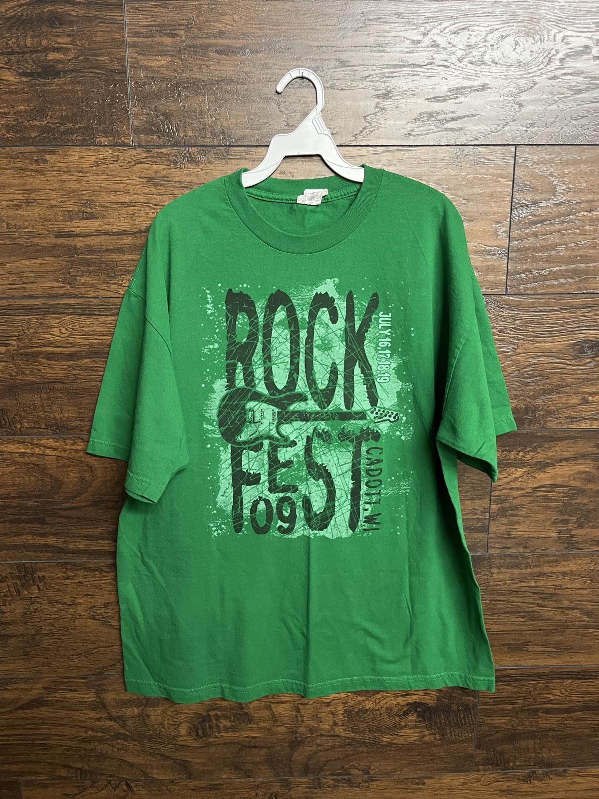 Designer T-shirt Rock Fest Wisconsin 2009 Band Line Up Tee - XL Size US XL / EU 56 / 4 - 2 Thumbnail