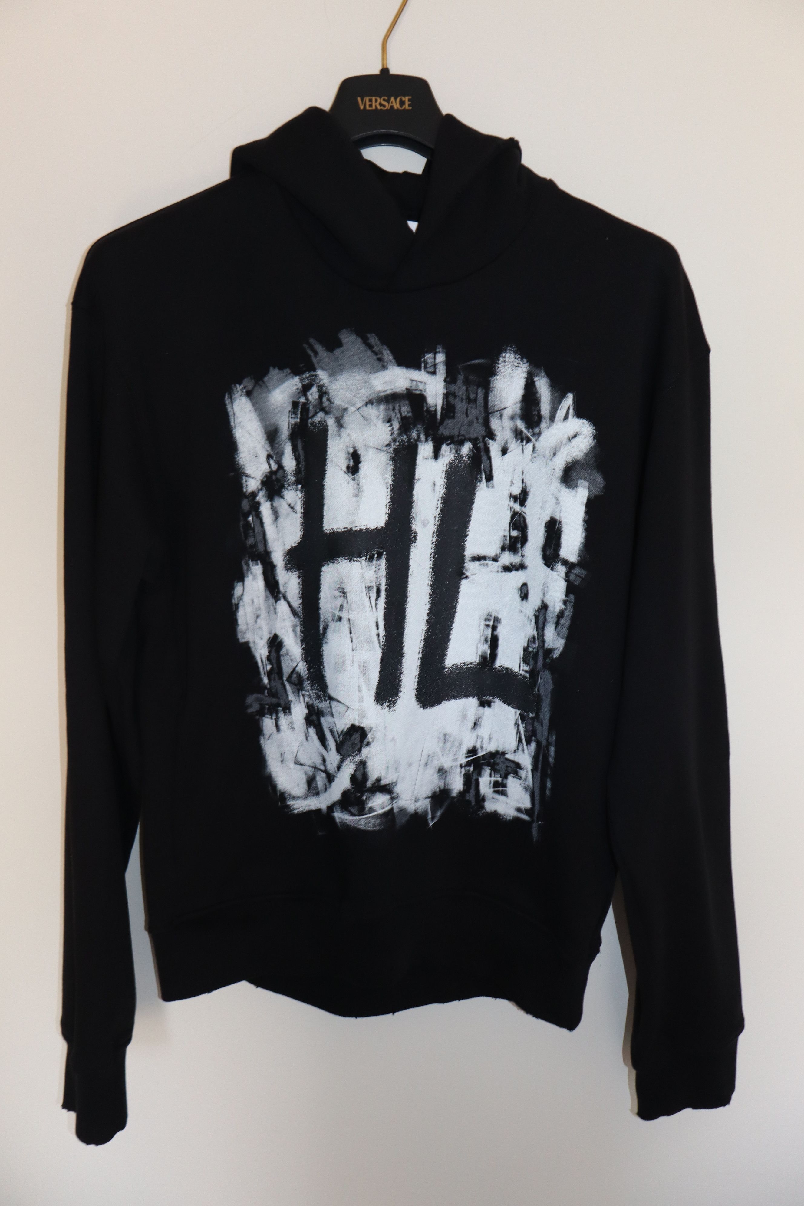 Helmut Lang Black Scribble Hoodie Size US M / EU 48-50 / 2 - 1 Thumbnail