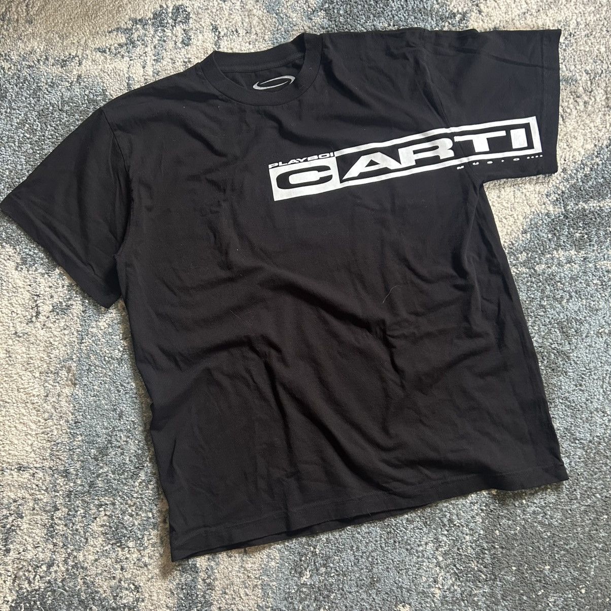 Playboi Carti OPiUM CD BOX LOGO TEE i AM MUSiC GOTH EMO VAMPiRE CRUST PUNK Size US L / EU 52-54 / 3 - 3 Thumbnail
