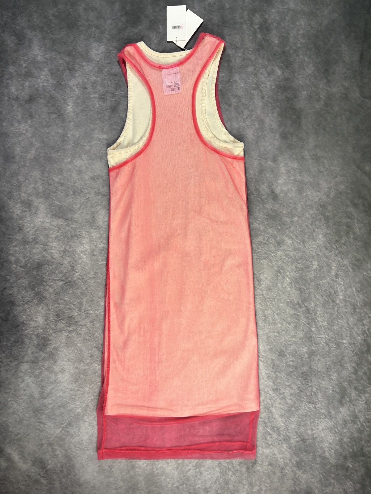 Helmut Lang Helmet Lang Tank Top Dress Long Sheer Double Layer Ribbed Size M / US 6-8 / IT 42-44 - 11 Thumbnail