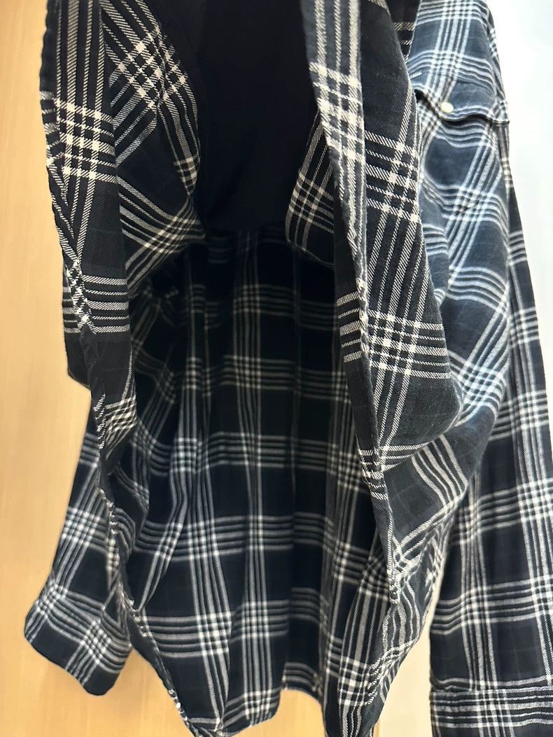 Balenciaga Balenciaga Fake Two-Piece Plaid Long Sleeve Shirt Size US S / EU 44-46 / 1 - 3 Thumbnail