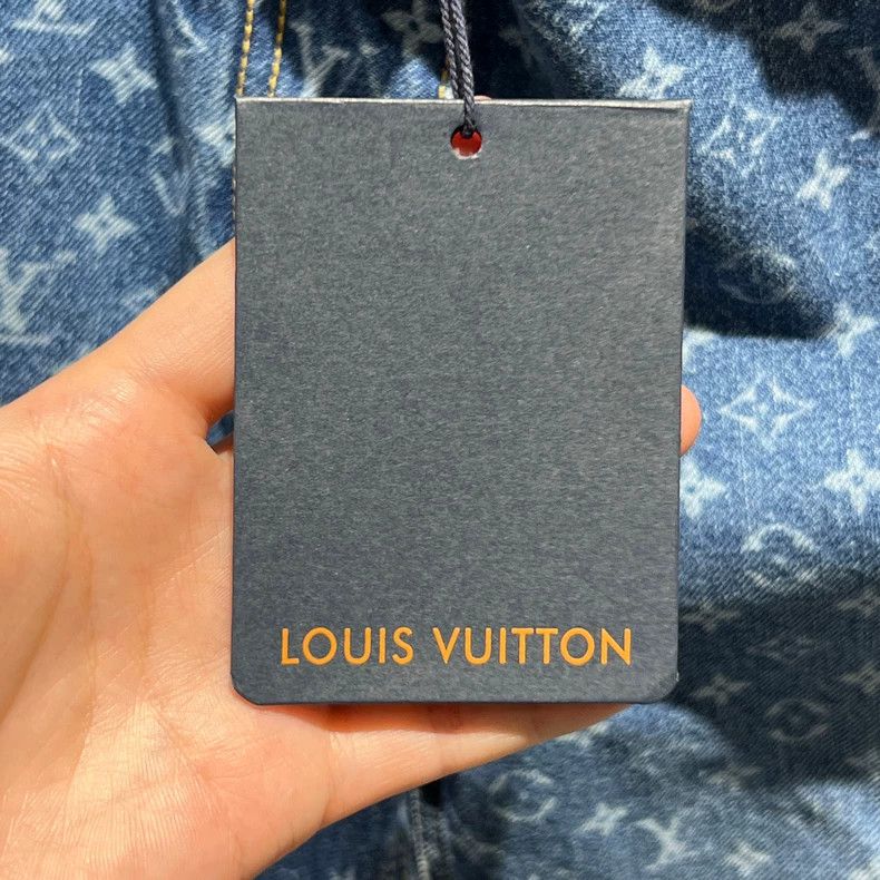 Louis Vuitton Louis Vuitton 25 FW washed blue print full print jeans Size US 38 / EU 54 - 5 Thumbnail