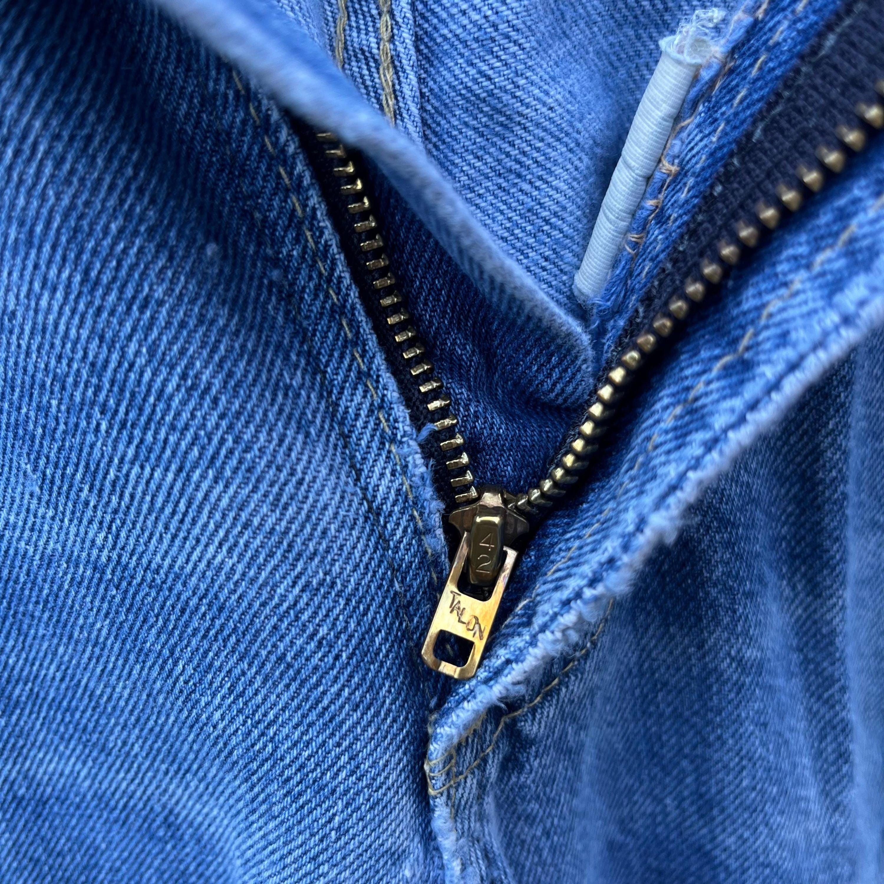 Lee × Vintage 80's Vintage Lee Rider Distressed Denim Jeans Size US 30 / EU 46 - 7 Thumbnail