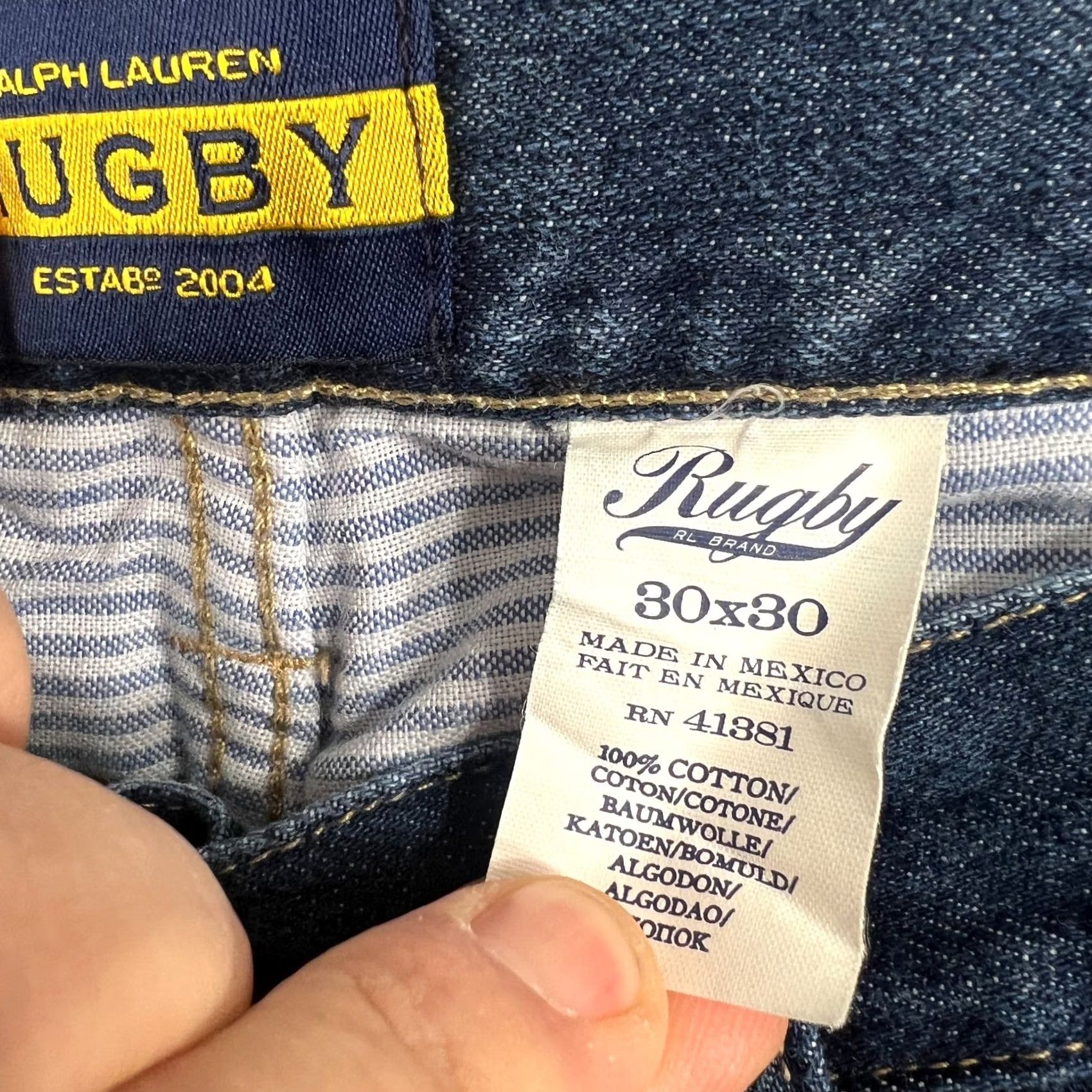 Ralph Lauren Ralph Lauren Rugby Jeans Men Blue 30" Dark Wash Straight Denim Size US 30 / EU 46 - 7 Thumbnail