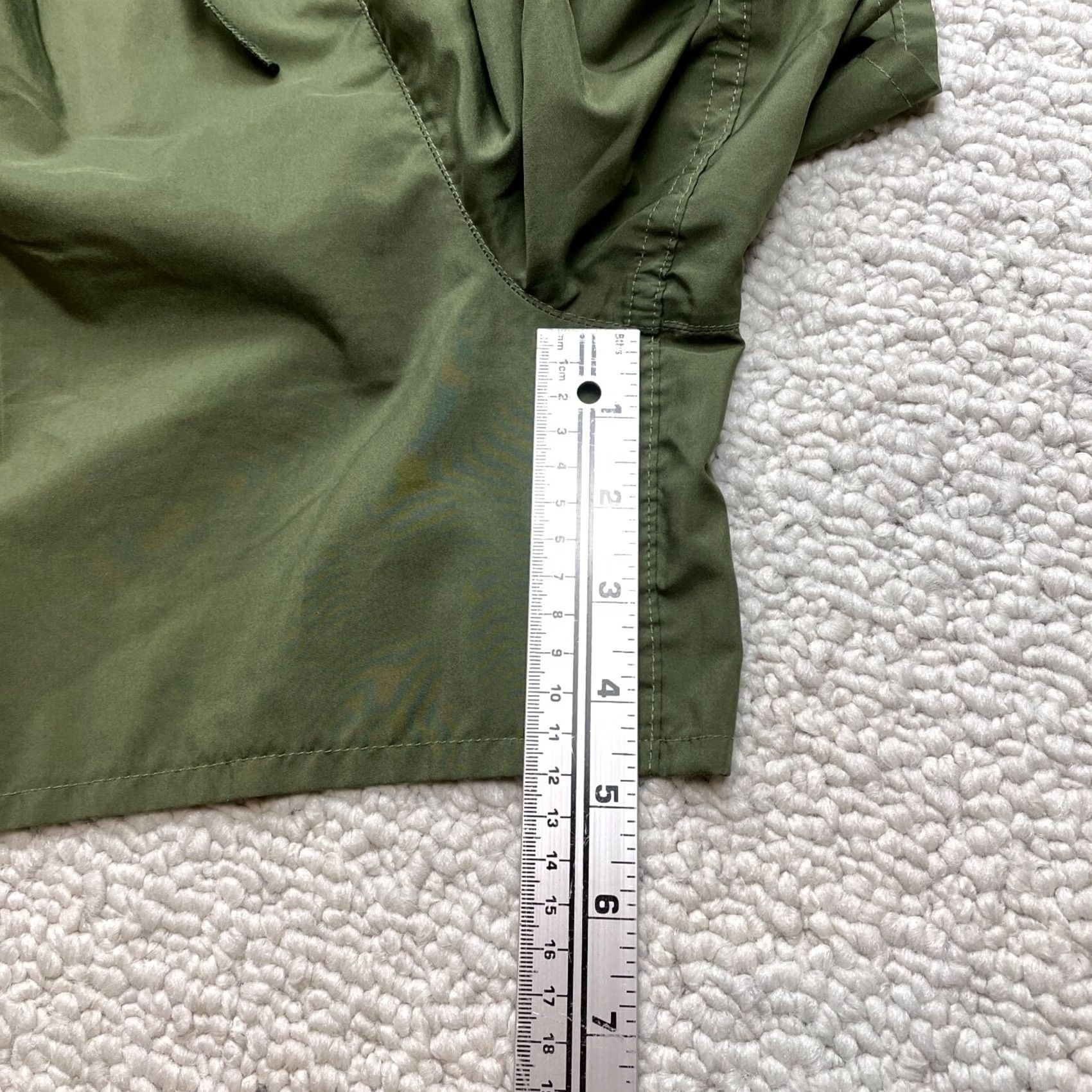 Vintage Unbranded Athletic Shorts Womens 26x5 Green Stretch Lightweight Elastic Waist Shirt? Size 26" / US 2 / IT 38 - 3 Thumbnail