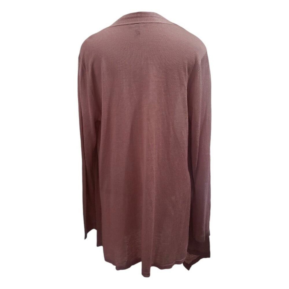 Eileen Fisher CT1818 Eileen Fisher Rose Open Long Sleeve Cardigan M Size M / US 6-8 / IT 42-44 - 3 Thumbnail
